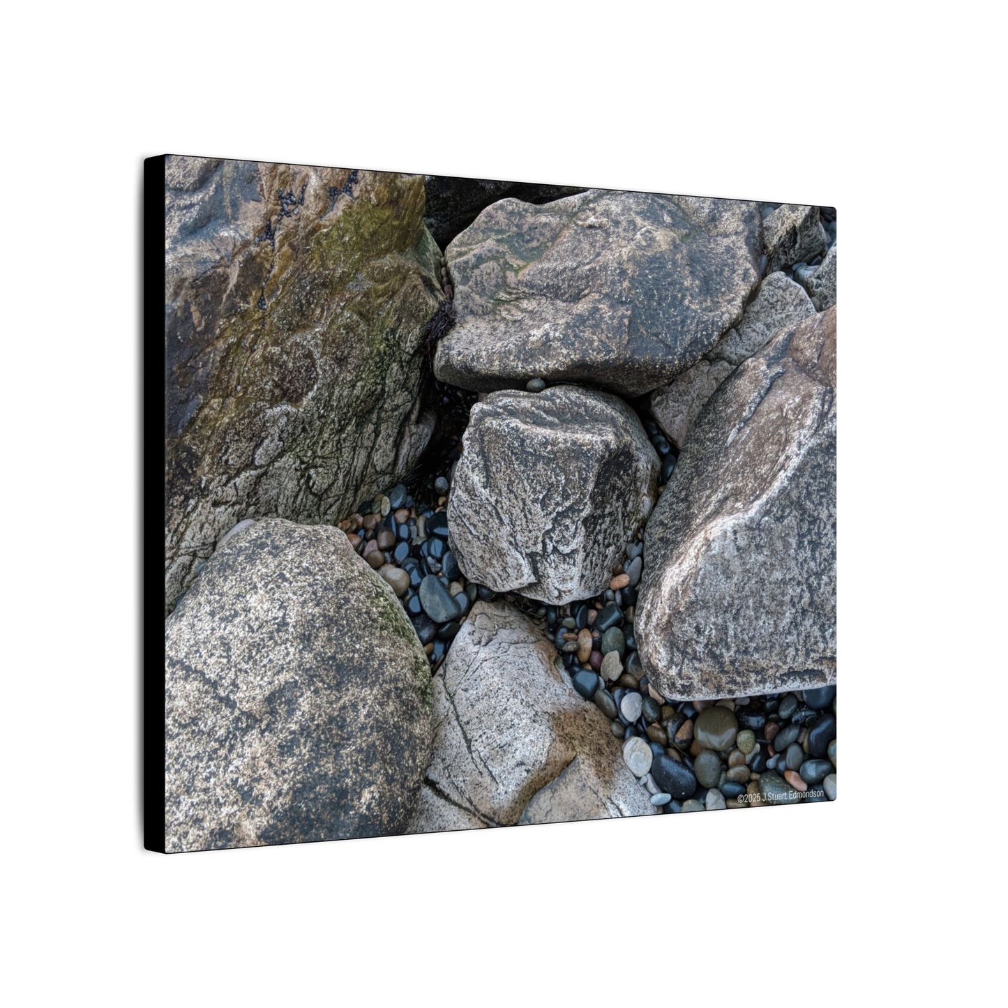 Swamis Vibe Encinitas California JSE Photograph #125 Swamis Melted Rocks Natural Rock Texture Canvas Wall Art, Home Decor, Rustic Wall Art, Office Decor, Nature Lover Gift, Earthy Decor