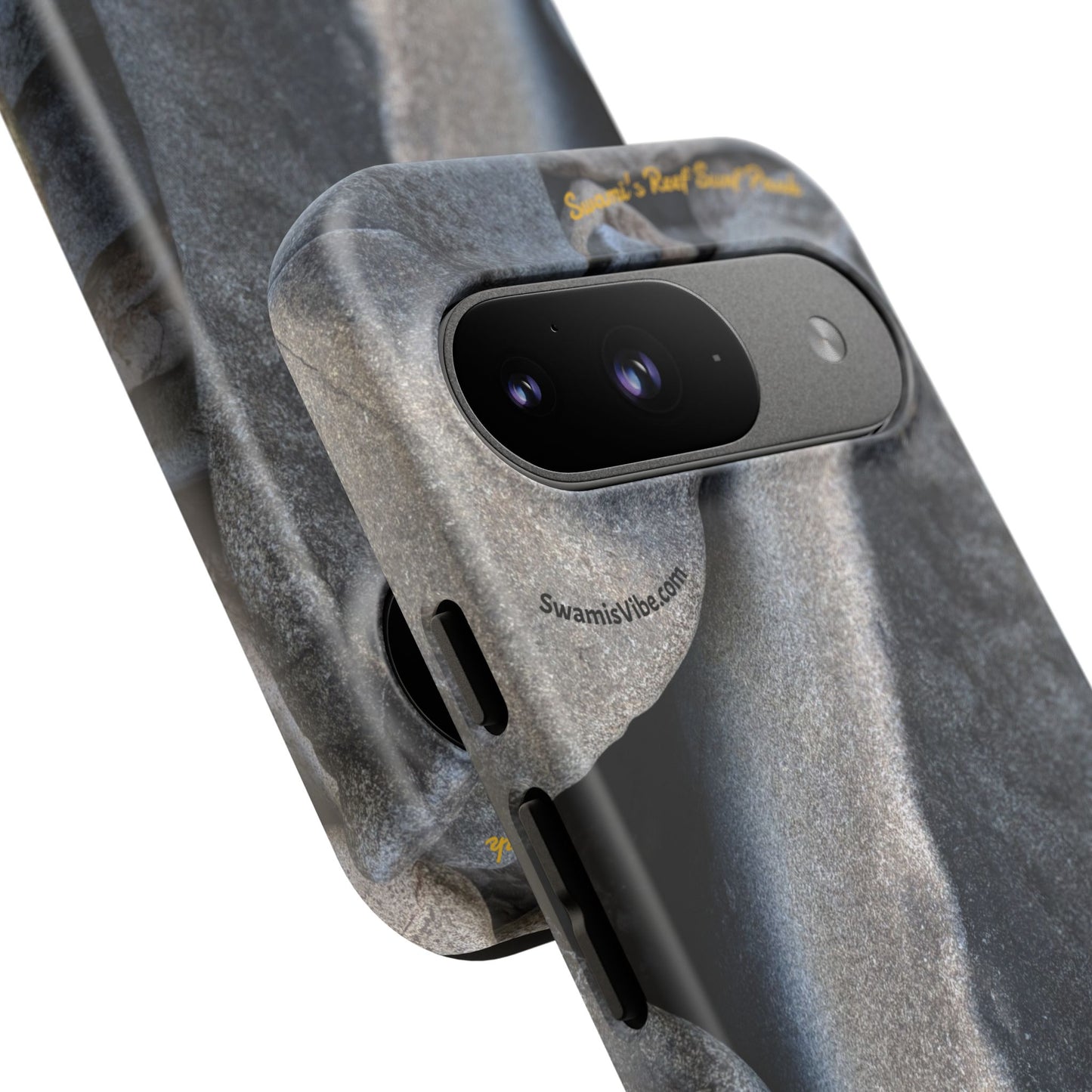 Swamis Vibe Encinitas California JSE Phone Case Designs #3. Swamis Beach Melted Rocks Durable Phone Case with Rock Design, Tough Cases for Outdoorsy Souls, Unique Gift for Nature Lovers, Perfect for Hiking and Adventure