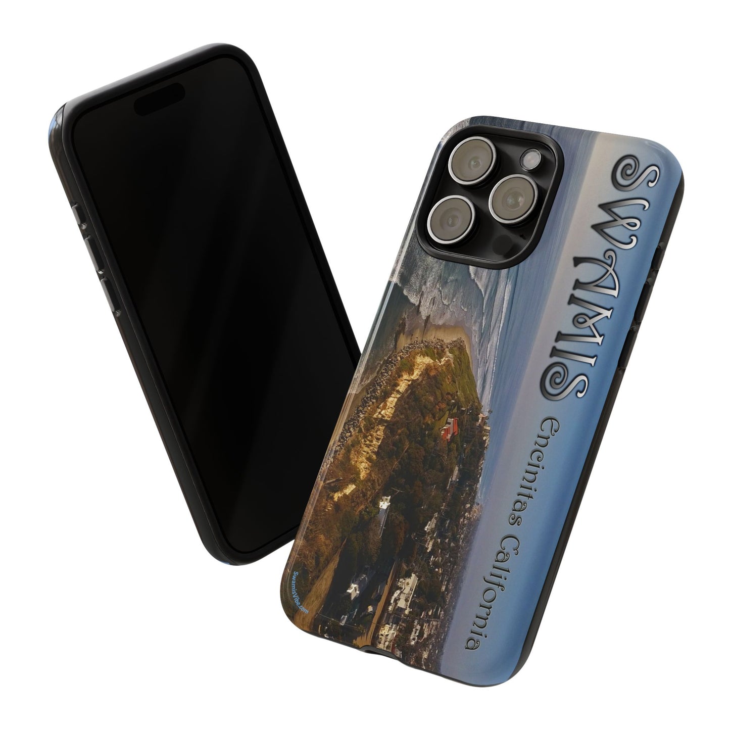 Swamis Vibe Encinitas California JSE Phone Case Designs #2 Swamis Beach Vibe California  Phone Cases, Tough Phone Cover, Beach Vibe Accessory, Coastal Gift, Swamis Design Case, Summer Aesthetic Case