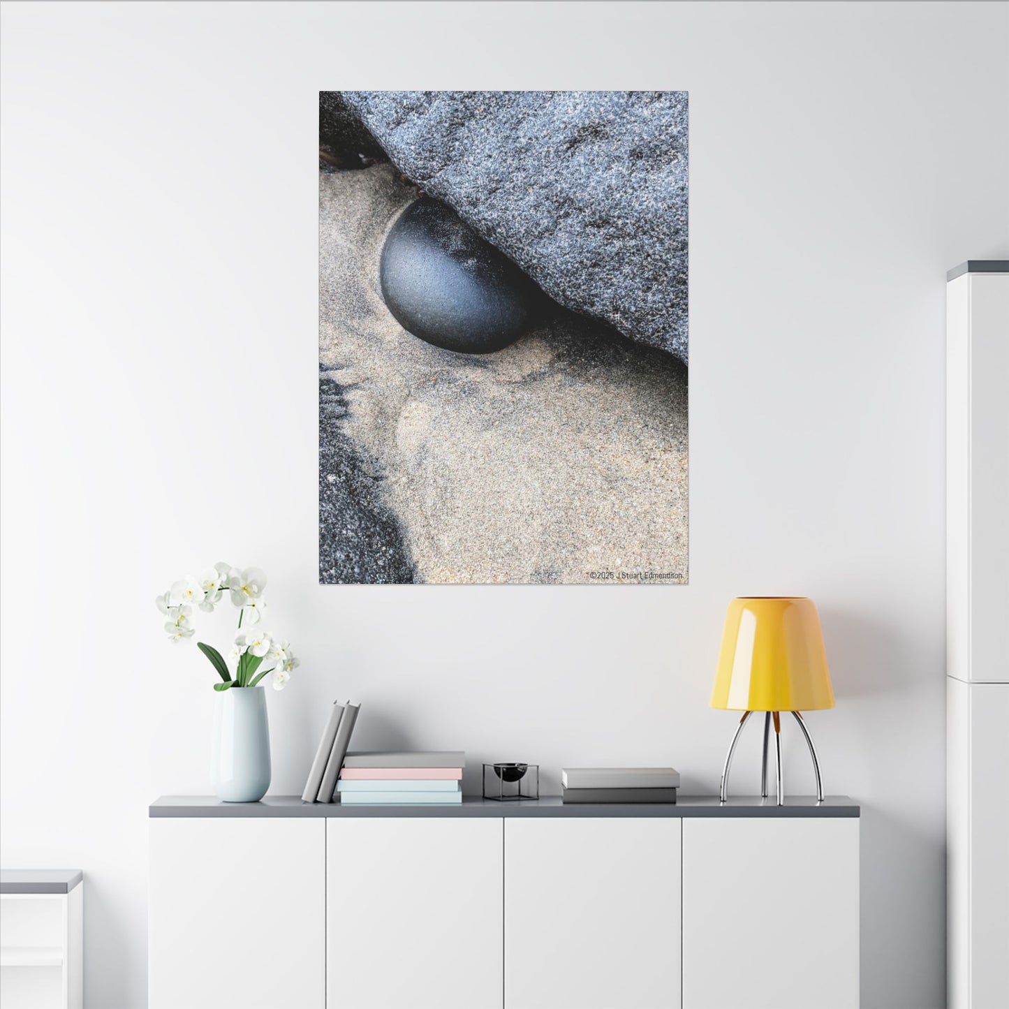 Swamis Vibe Encinitas California JSE Photograph #238 Swamis Rock Abstractions - The Dragons Eye Nature Canvas Art Print, Modern Home Decor, Wall Art, Gift for Nature Lovers, Elegant Room Decoration, Unique Artwork