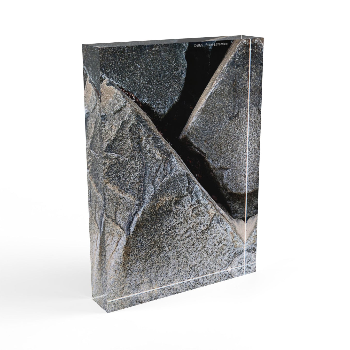 Swamis Vibe Surf and Sunsets Swamis Melted and Balanced Rocks Scene #233. Photo Block Art Print