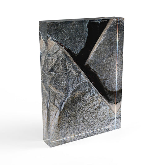 Swamis Vibe Surf and Sunsets Swamis Melted and Balanced Rocks Scene #233. Photo Block Art Print