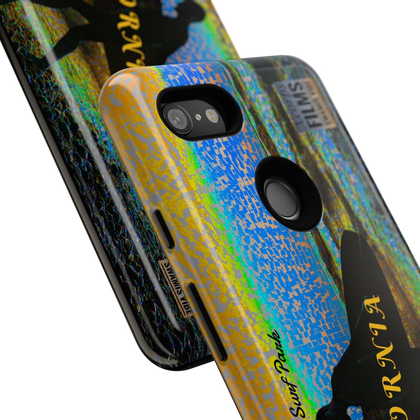 Swamis Vibe Encinitas California JSE Phone Case Designs #1 Swamis Beach Vibe California Surf Phone Case, Tropical Vibes, Ideal for Beach Lovers, Unique Gift for Summer, Vacation Accessories, Trendy Style