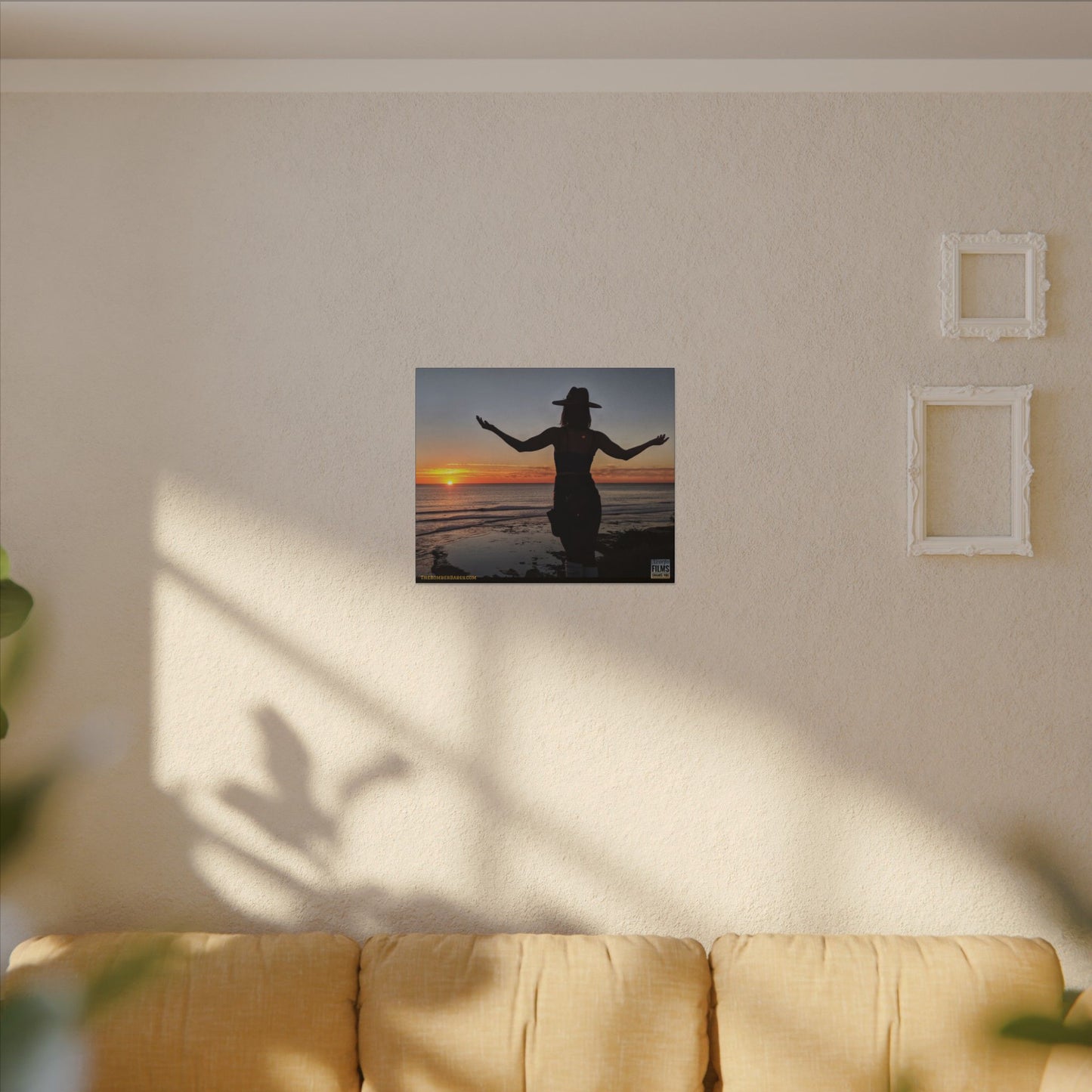 Swamis Vibe Encinitas California JSE Photograph #334 Swamis Sunset Tribute Wall Art, Matte Canvas Print, Beach Decor, Inspirational Home Decor, Gift for Nature Lovers, Relaxing Artwork