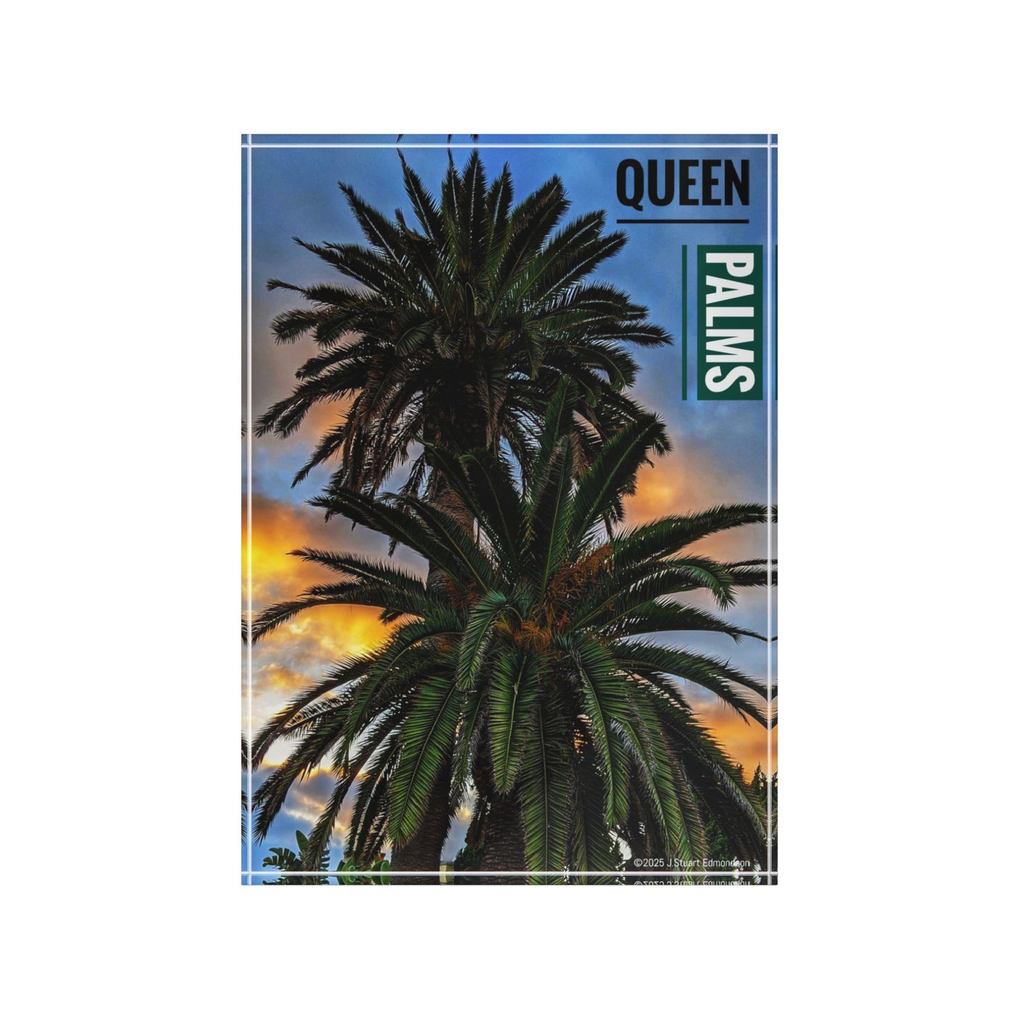 Swamis Vibe Surf and Sunsets Queen Palms Photo Block Decor - Tropical Home Accent, Coastal Gift, Beach House Decor, Personalized Photo Display, Summer Vibes