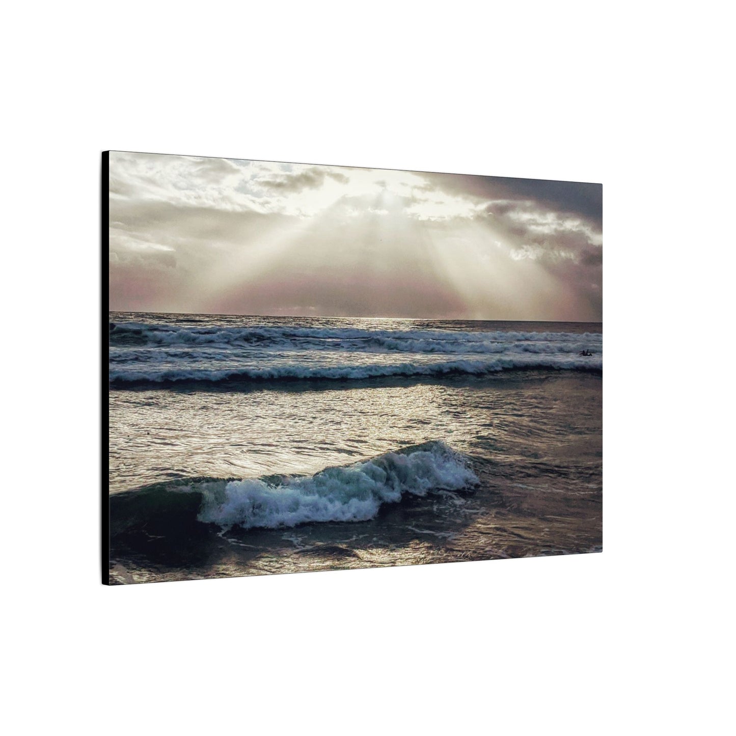Swamis Vibe Encinitas California JSE Photograph #1256 Swamis Sun Rays Canvas Wall Art, Ocean Sunset Decor, Coastal Home Decor, Beach Wall Art, Nautical Wall Art