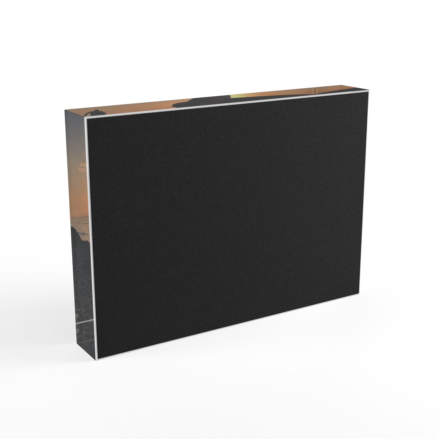 The Swamis Vibe Surf and Sunset Photo Film series Encinitas California - Surfers Silhouettes #1 Sunset Surf Photo Block Display, Photo Art, Home Decor, Gifts for Surfers, Beach Lovers, Coastal Decor