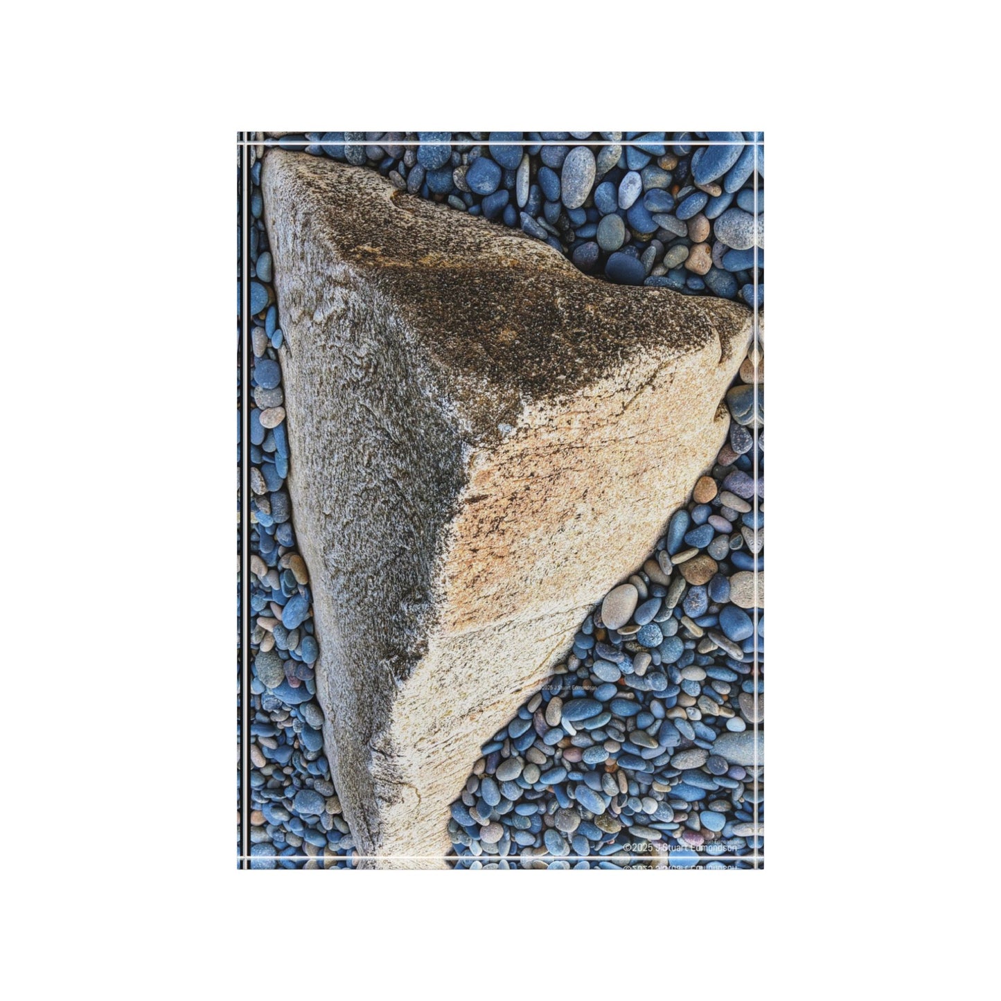 Swamis Vibe Surf and Sunsets Gallery Presents Swamis Melted Rocks #248 3D Photo Block Nature-Inspired Photo Block Display, Rustic Decor, Home & Office Wall Art, Gift for Nature and Geology Lovers