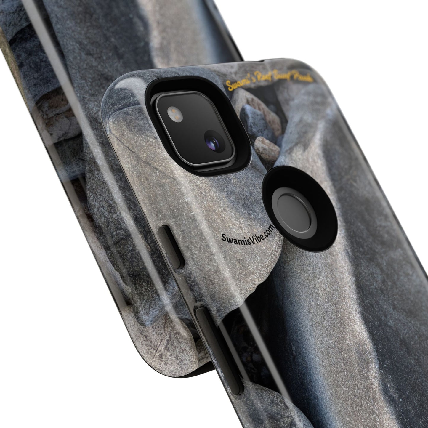 Swamis Vibe Encinitas California JSE Phone Case Designs #3. Swamis Beach Melted Rocks Durable Phone Case with Rock Design, Tough Cases for Outdoorsy Souls, Unique Gift for Nature Lovers, Perfect for Hiking and Adventure