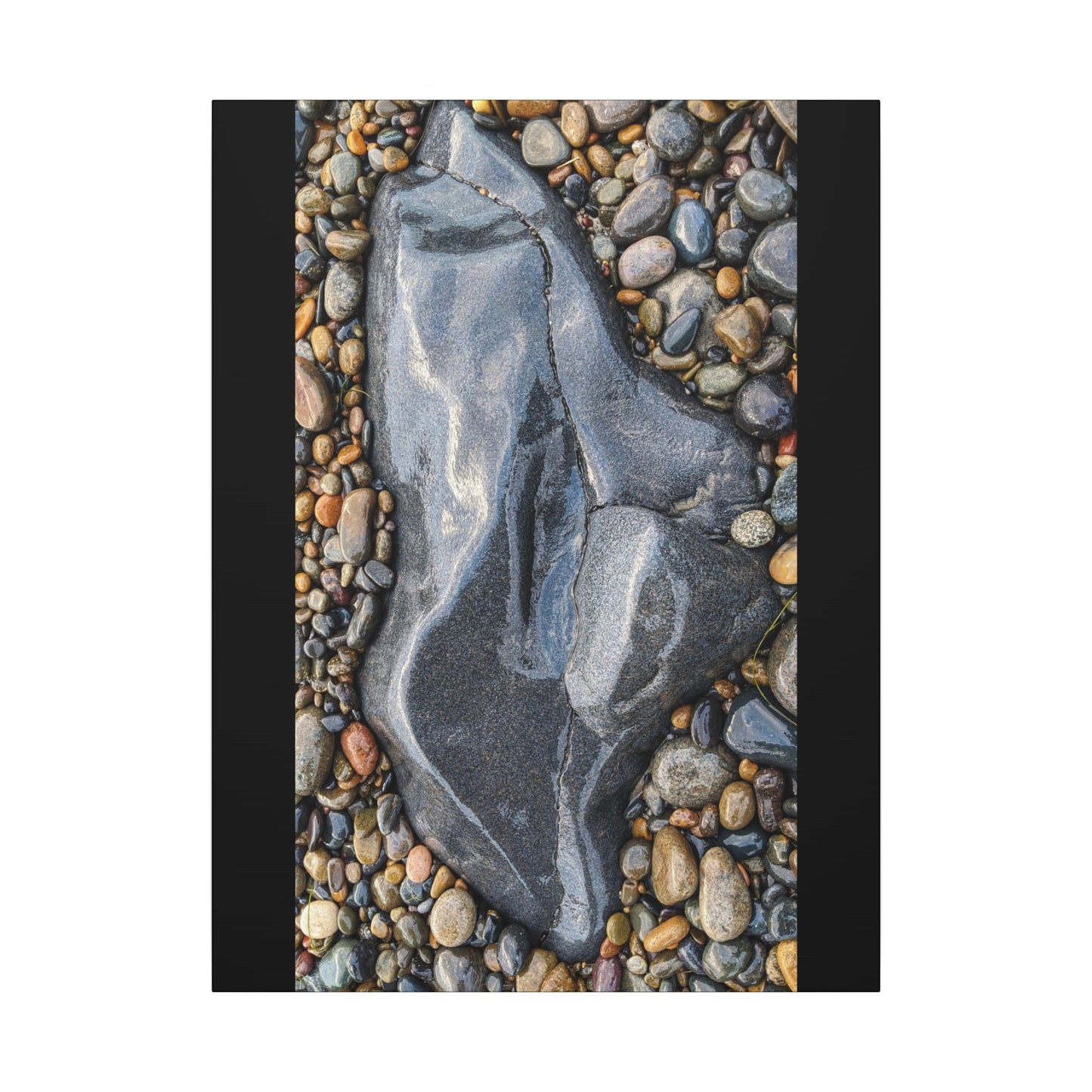 Swamis Vibe Encinitas California JSE Photograph #210 Beach Rock Abstractions Swamis Melted Rocks. Nature-Inspired Wall Art Print, Coastal Decor, Rock Canvas, Unique Home Decoration, Gift for Nature Lovers