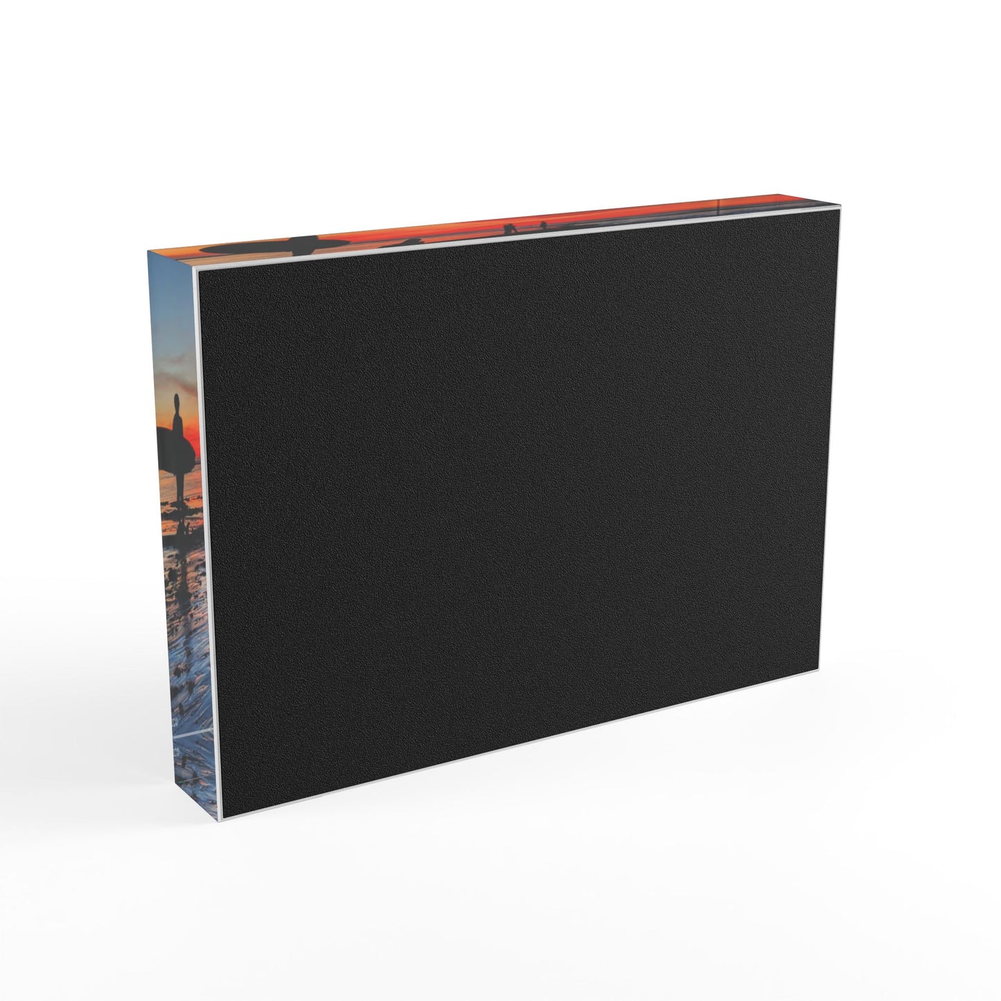 Swamis Vibe Surf and Sunsets Low Tide Surfers #2. Photo Block Beach Decor, Wall Art, Unique Gift, Home Decoration, Surfing Enthusiast