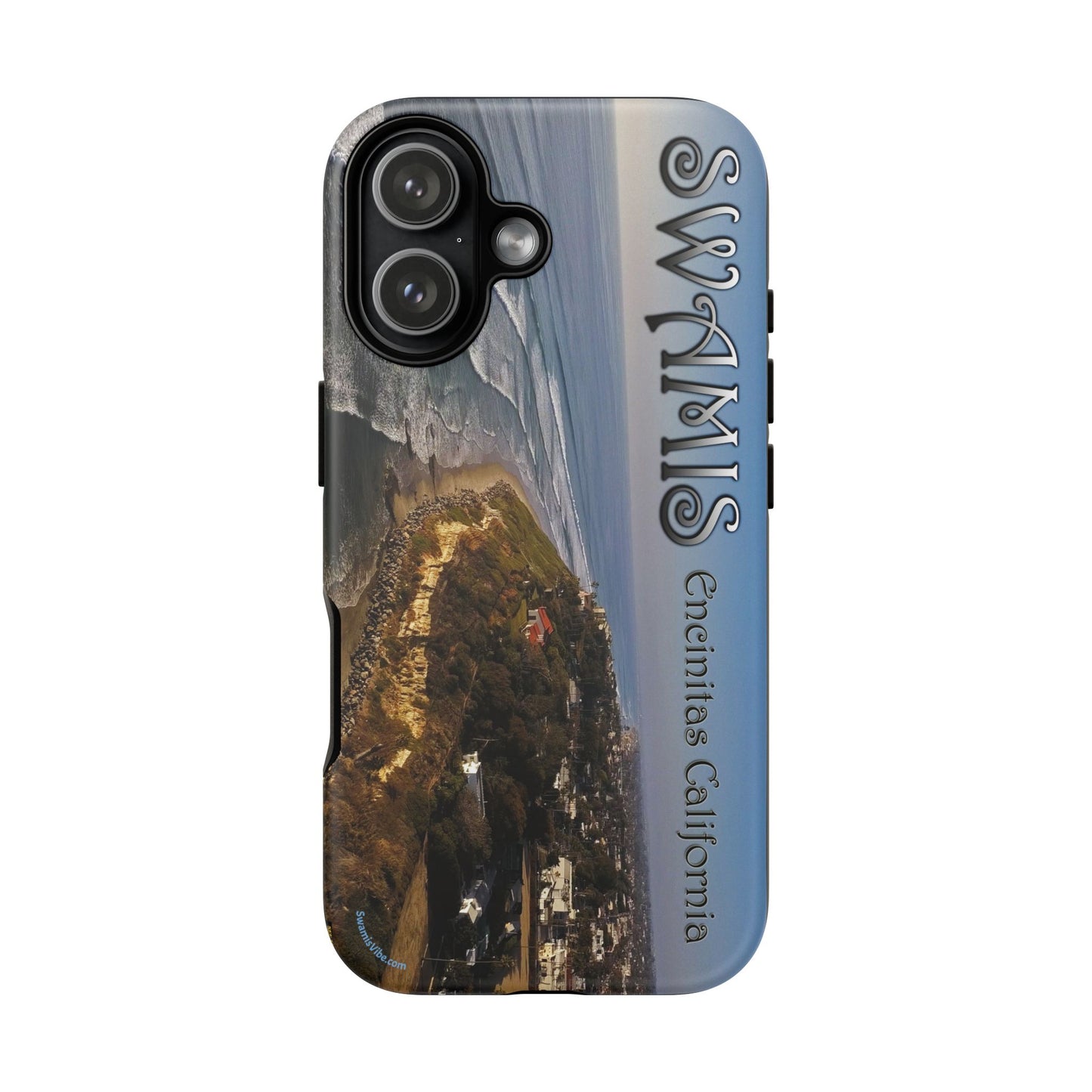 Swamis Vibe Encinitas California JSE Phone Case Designs #2 Swamis Beach Vibe California  Phone Cases, Tough Phone Cover, Beach Vibe Accessory, Coastal Gift, Swamis Design Case, Summer Aesthetic Case