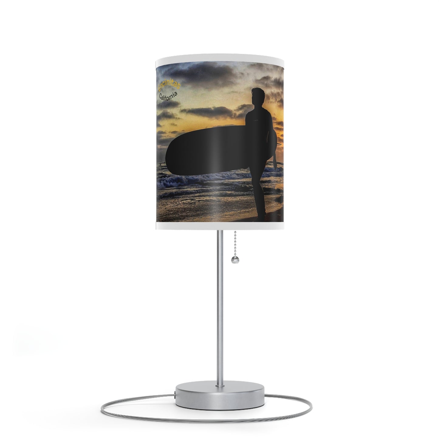 Swamis Vibe Sunset Beach Table Lamp, Nightstand Decor, Beach Lover Gift, Coastal Home Accent, Warm Glow for Relaxation