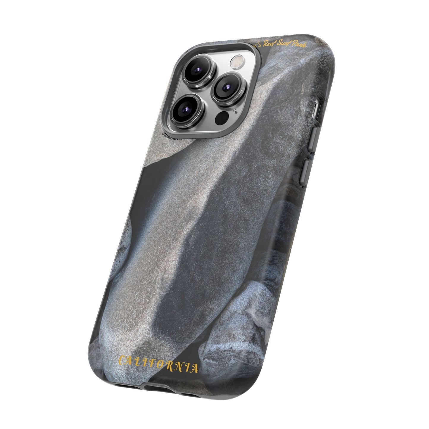 Swamis Vibe Encinitas California JSE Phone Case Designs #3. Swamis Beach Melted Rocks Durable Phone Case with Rock Design, Tough Cases for Outdoorsy Souls, Unique Gift for Nature Lovers, Perfect for Hiking and Adventure
