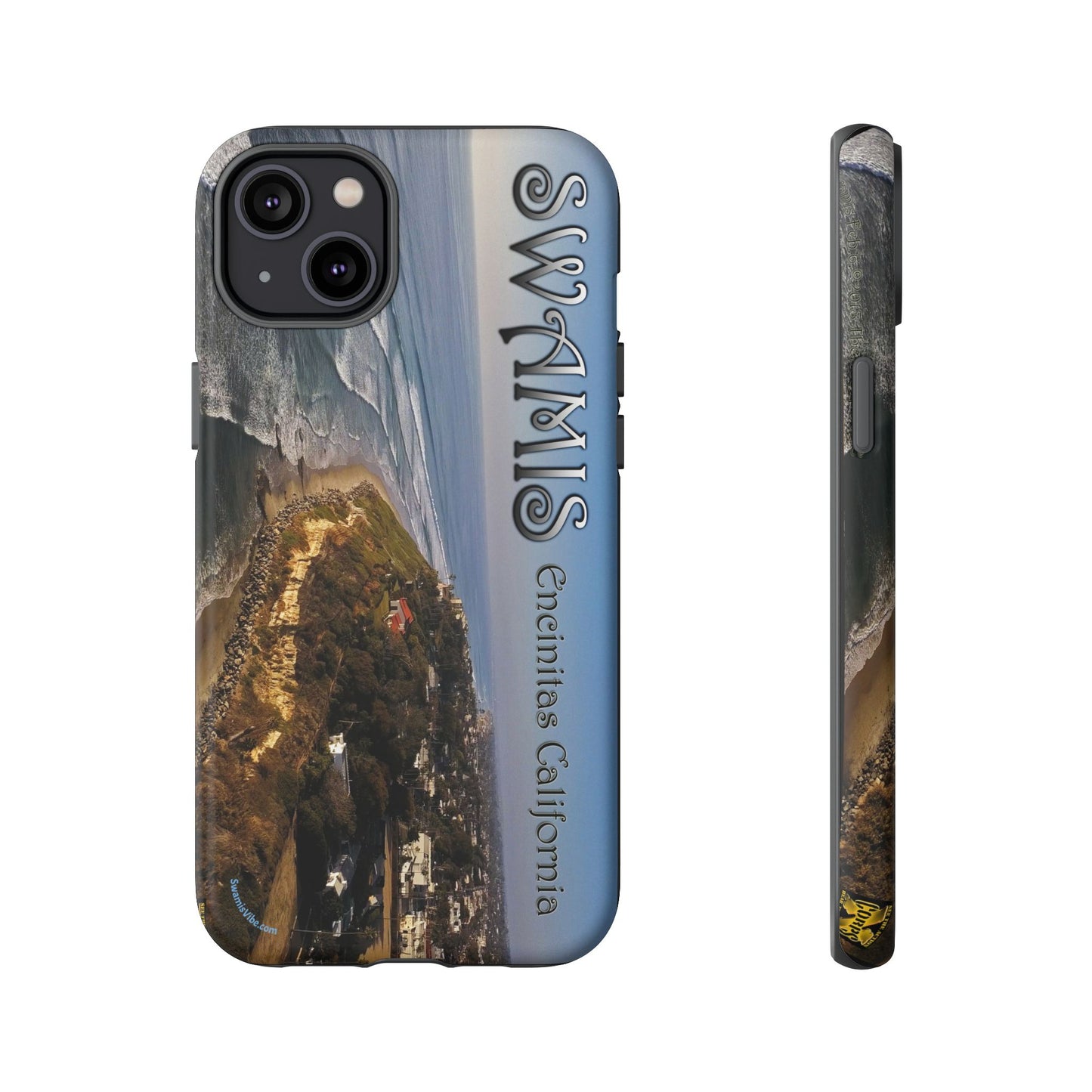 Swamis Vibe Encinitas California JSE Phone Case Designs #2 Swamis Beach Vibe California  Phone Cases, Tough Phone Cover, Beach Vibe Accessory, Coastal Gift, Swamis Design Case, Summer Aesthetic Case
