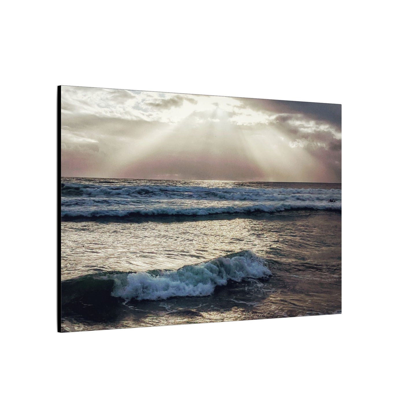 Swamis Vibe Encinitas California JSE Photograph #1256 Swamis Sun Rays Canvas Wall Art, Ocean Sunset Decor, Coastal Home Decor, Beach Wall Art, Nautical Wall Art