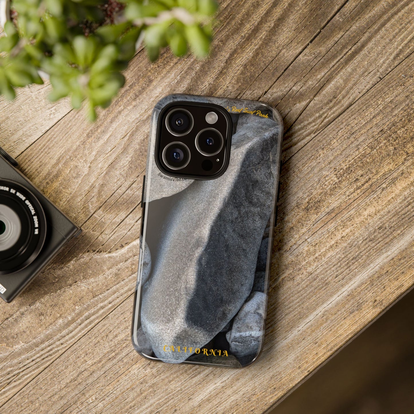 Swamis Vibe Encinitas California JSE Phone Case Designs #3. Swamis Beach Melted Rocks Durable Phone Case with Rock Design, Tough Cases for Outdoorsy Souls, Unique Gift for Nature Lovers, Perfect for Hiking and Adventure