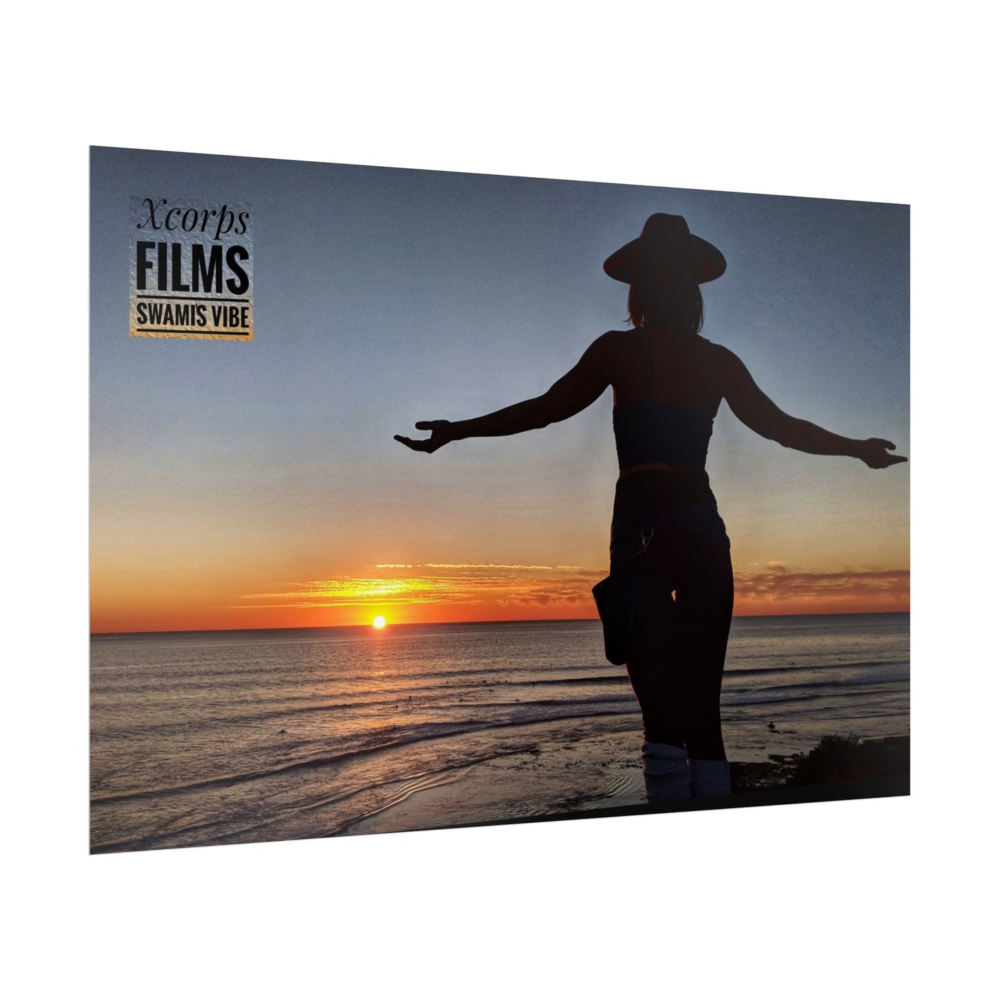 Sunset Tribute Poster – Swamis Vibe Film Player Maura Wall Art 20x30 Poster