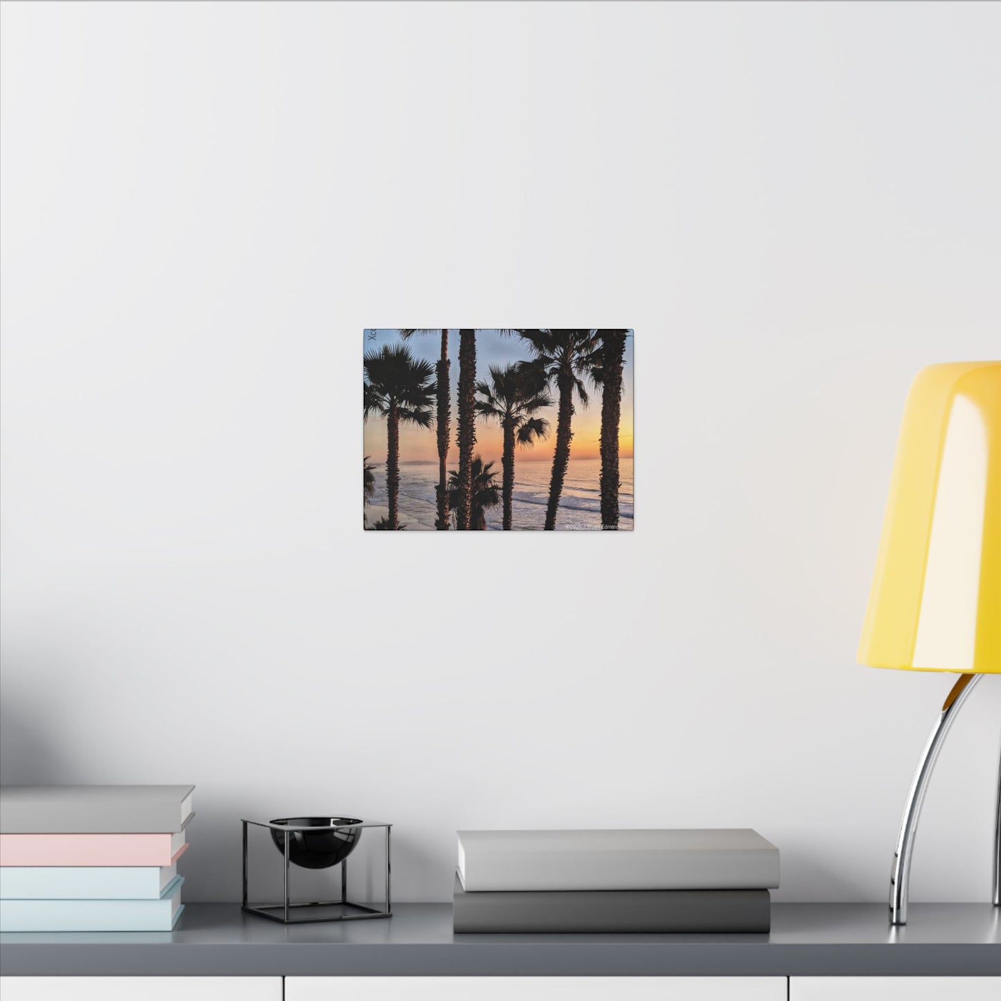 Swamis Vibe Encinitas California JSE Photograph #417 Swamis Park Palm Grove Coastal Sunset Canvas Print, Beach Wall Art, Home Decor, Coastal Decor, Ocean Landscape, Gift for Beach Lovers