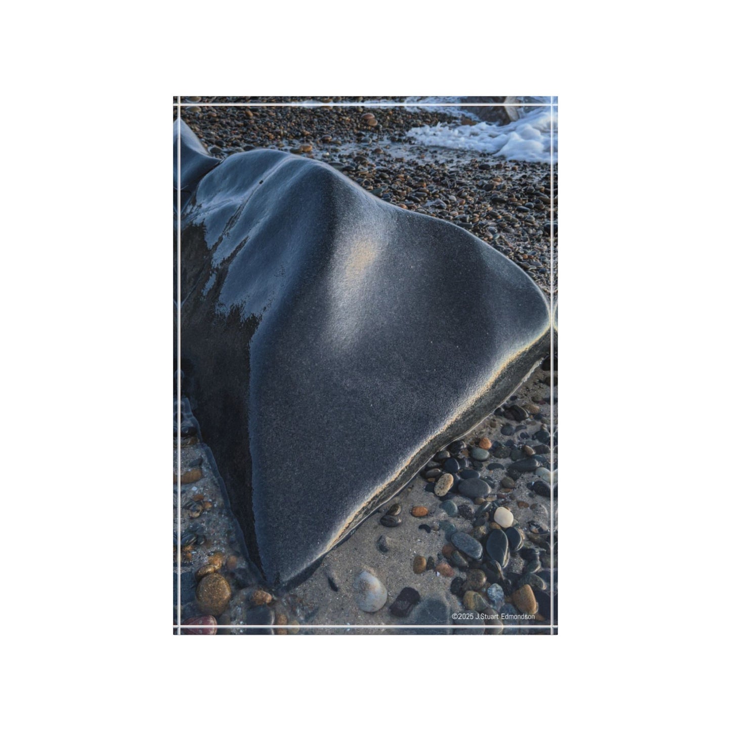 Swamis Vibe Surf and Sunsets 3D Photo Blocks Swamis Melted Rocks #137 Natural Stone Photo Block Display, Rustic Home Decor, Unique Gift for Nature Lovers, Modern Art, Photography Keepsake