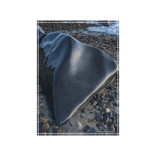 Swamis Vibe Surf and Sunsets 3D Photo Blocks Swamis Melted Rocks #137 Natural Stone Photo Block Display, Rustic Home Decor, Unique Gift for Nature Lovers, Modern Art, Photography Keepsake