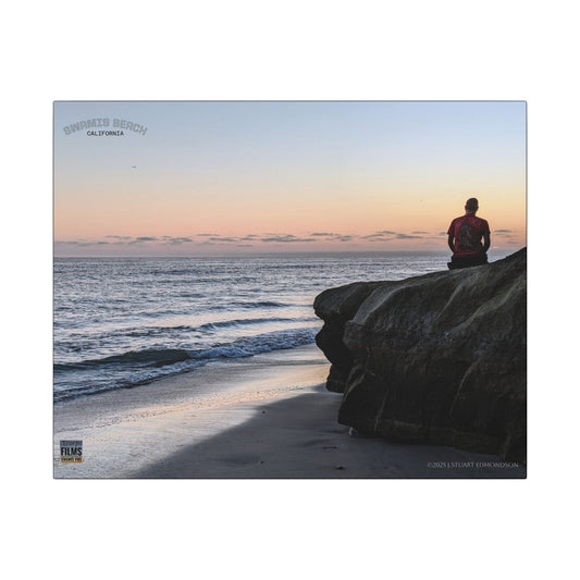 Swamis Vibe Encinitas California JSE Photograph #251 Meditation Serene Beach Canvas Print, Wall Decor, Coastal Art, Home Decor, Nature Wall Art, Perfect Gift for Ocean Lovers