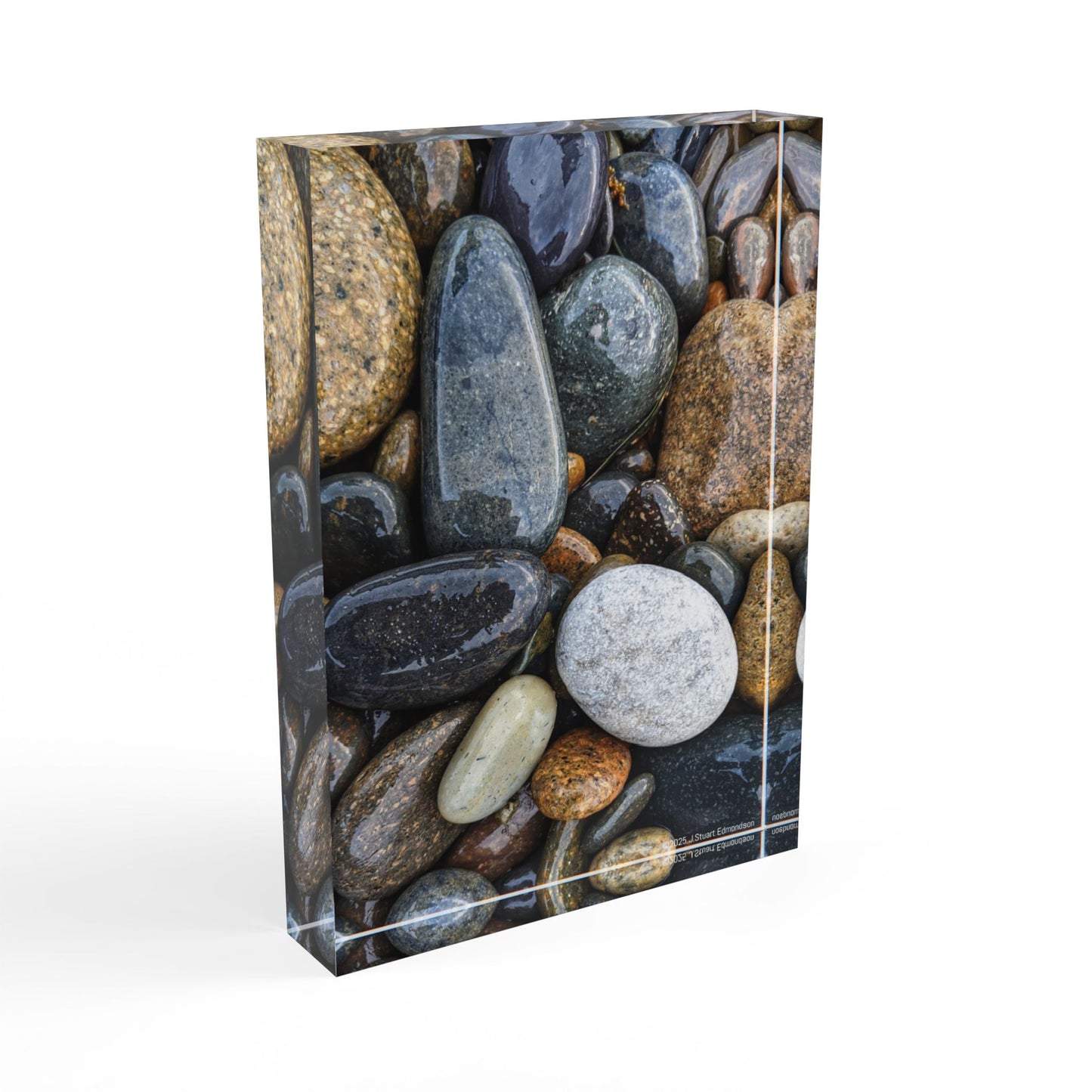 Swamis Vibe Surf and Sunsets 3D Photo Blocks Swamis Polished Rocks Mix #1006 Natural Stone Photo Block, Home Decor, Rustic Wall Art, Unique Gift, Office Decor, Nature Lovers