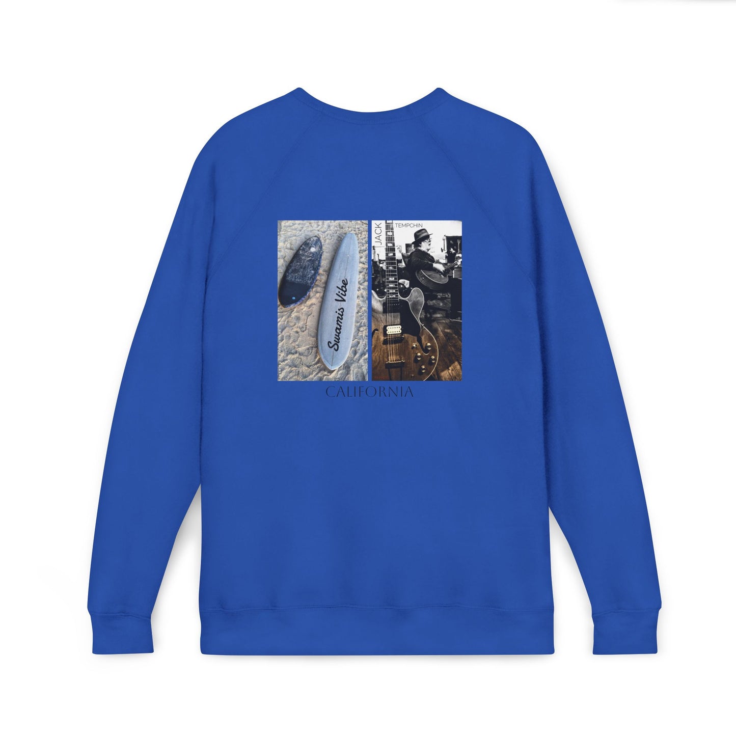 Swamis Vibe Raglan Unisex Sweatshirt — Encinitas Surf Sunset Crew