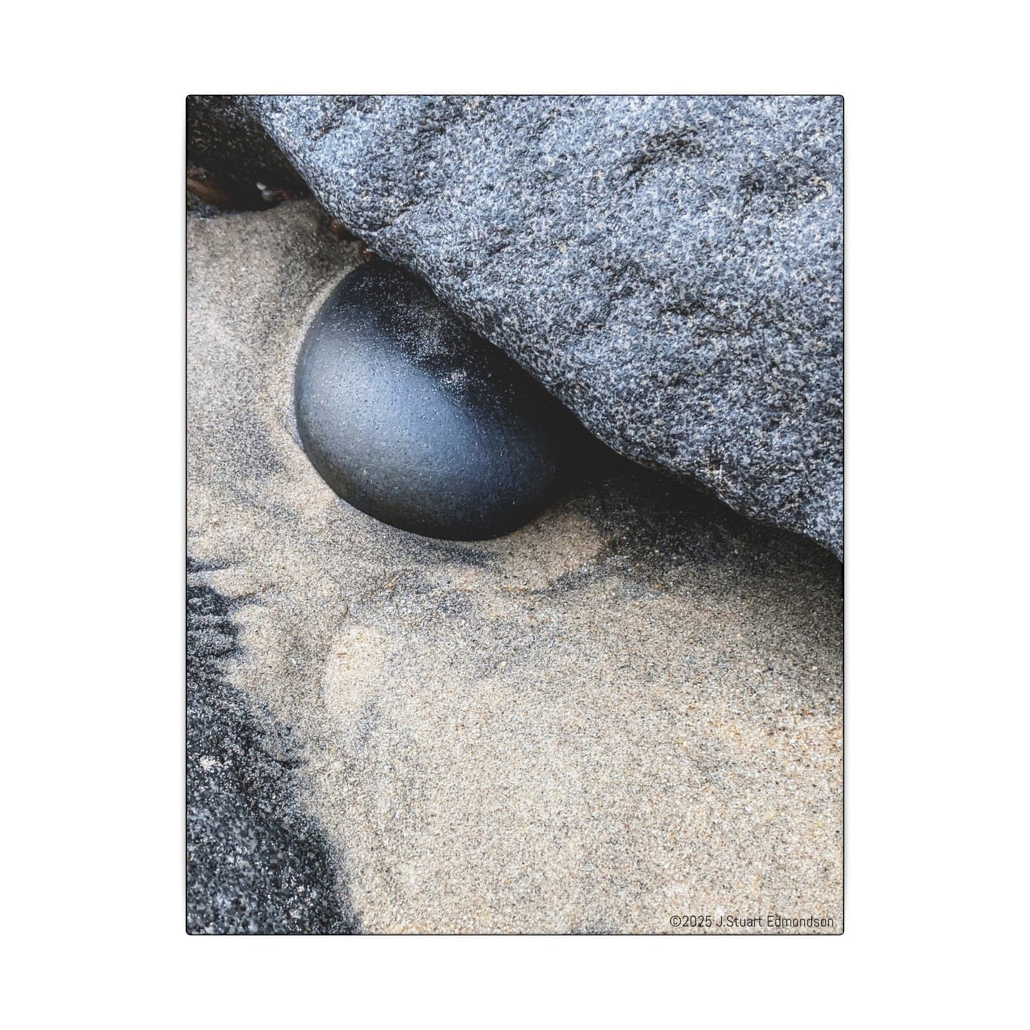 Swamis Vibe Encinitas California JSE Photograph #238 Swamis Rock Abstractions - The Dragons Eye Nature Canvas Art Print, Modern Home Decor, Wall Art, Gift for Nature Lovers, Elegant Room Decoration, Unique Artwork