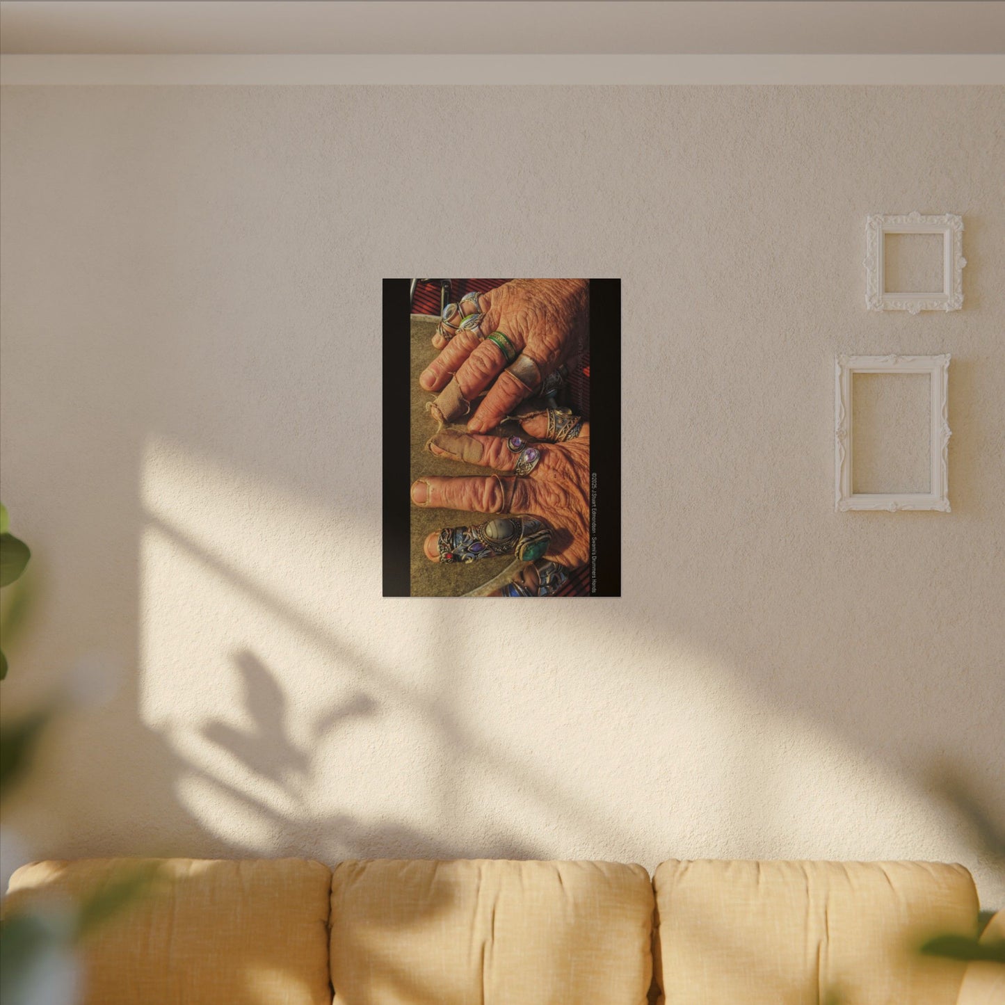 Swamis Vibe Encinitas California JSE Photograph #1253 Swamis Drummer Hands Artistic Canvas Wall Art, Bohemian Home Decor, Unique Gift for Art Lovers, Vibrant Pop Culture Design, Studio Display