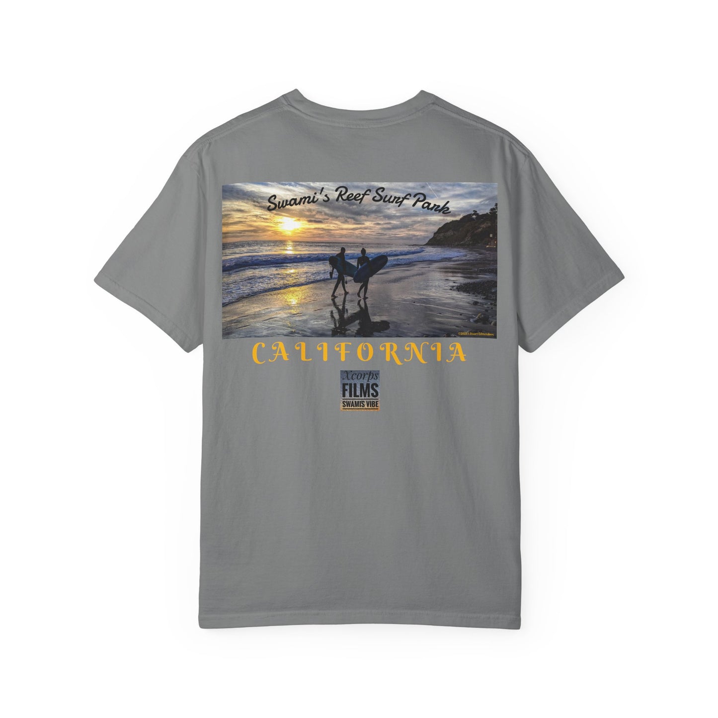 Swamis Vibe Encinitas California JSE Designs #418 Swamis Vibe Film Unisex Tee Shirt Beach Lover Gift, Vacation Wear, Surf Style Tee, Summer Adventure Apparel, Coastal Vibes Tee