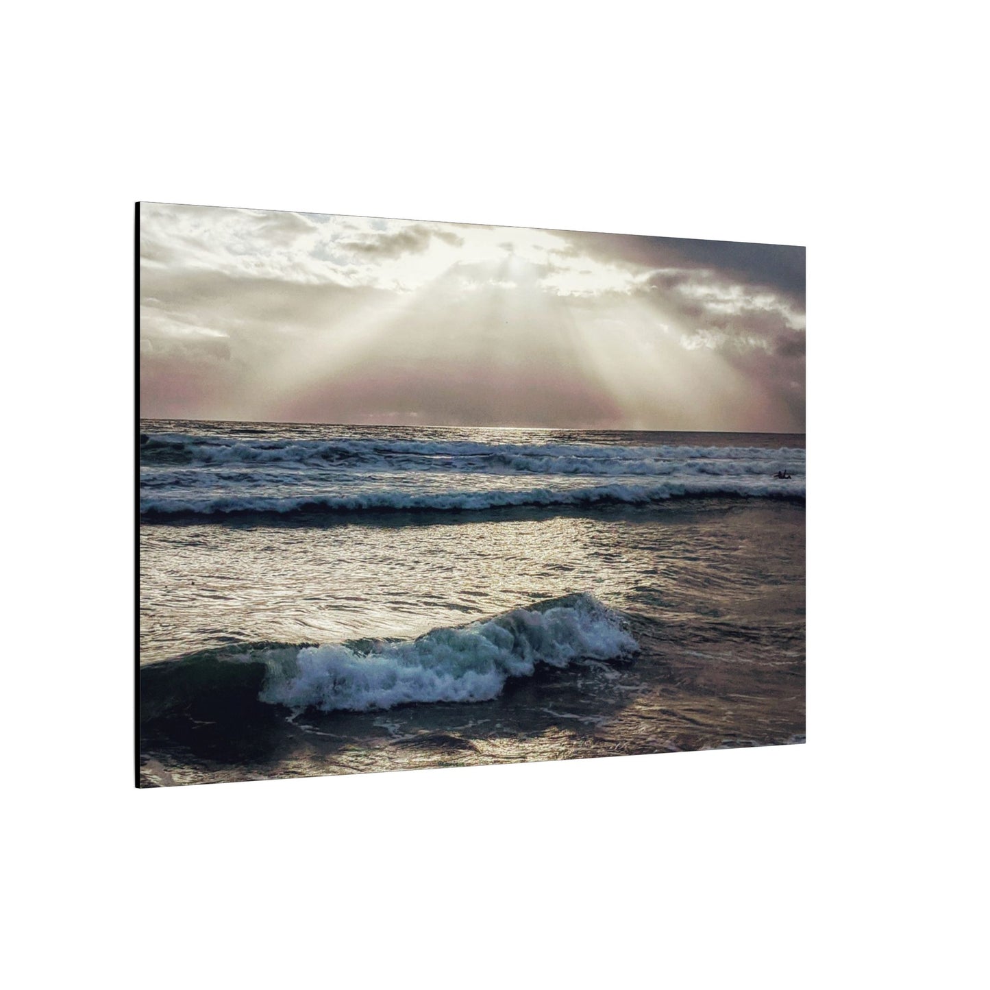 Swamis Vibe Encinitas California JSE Photograph #1256 Swamis Sun Rays Canvas Wall Art, Ocean Sunset Decor, Coastal Home Decor, Beach Wall Art, Nautical Wall Art