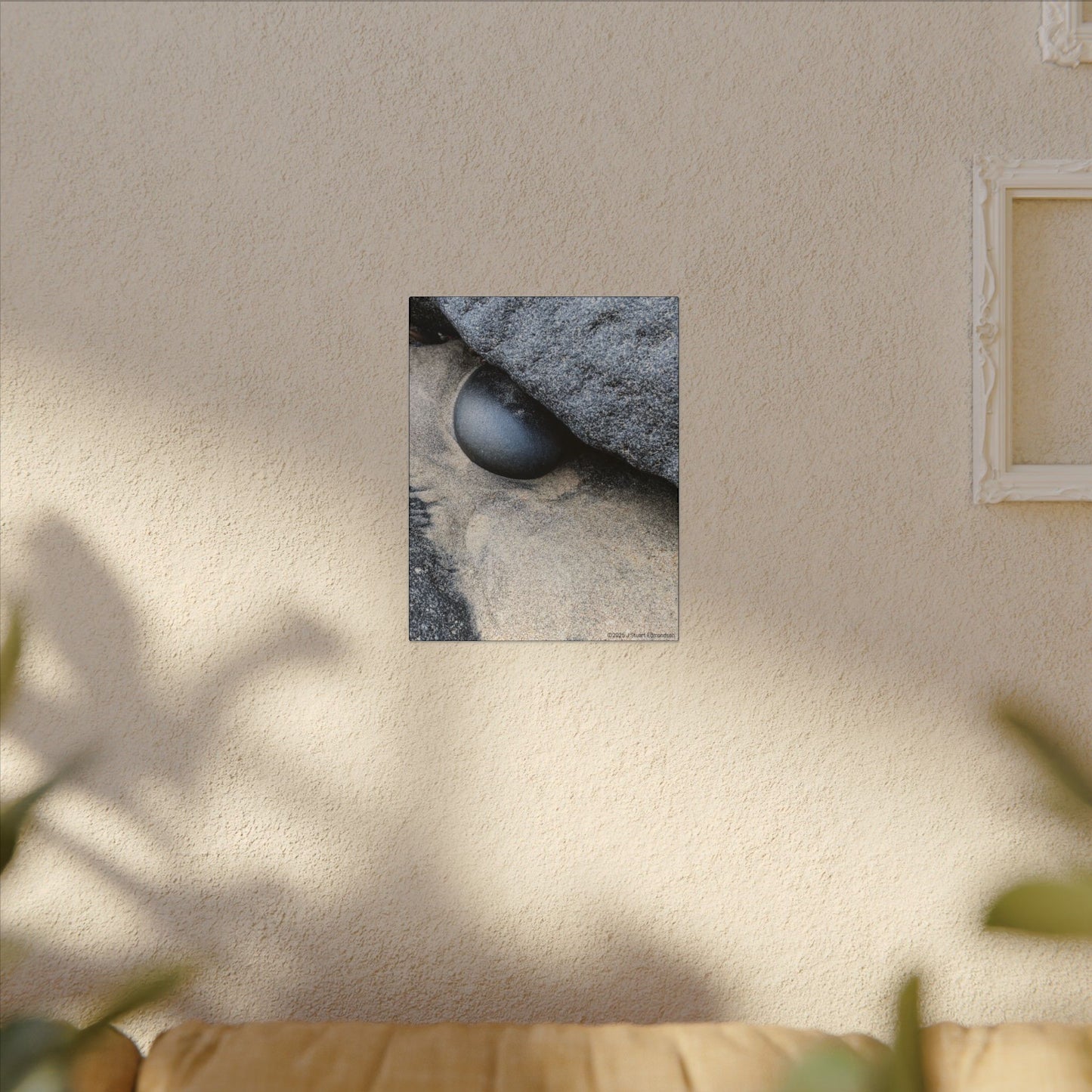 Swamis Vibe Encinitas California JSE Photograph #238 Swamis Rock Abstractions - The Dragons Eye Nature Canvas Art Print, Modern Home Decor, Wall Art, Gift for Nature Lovers, Elegant Room Decoration, Unique Artwork