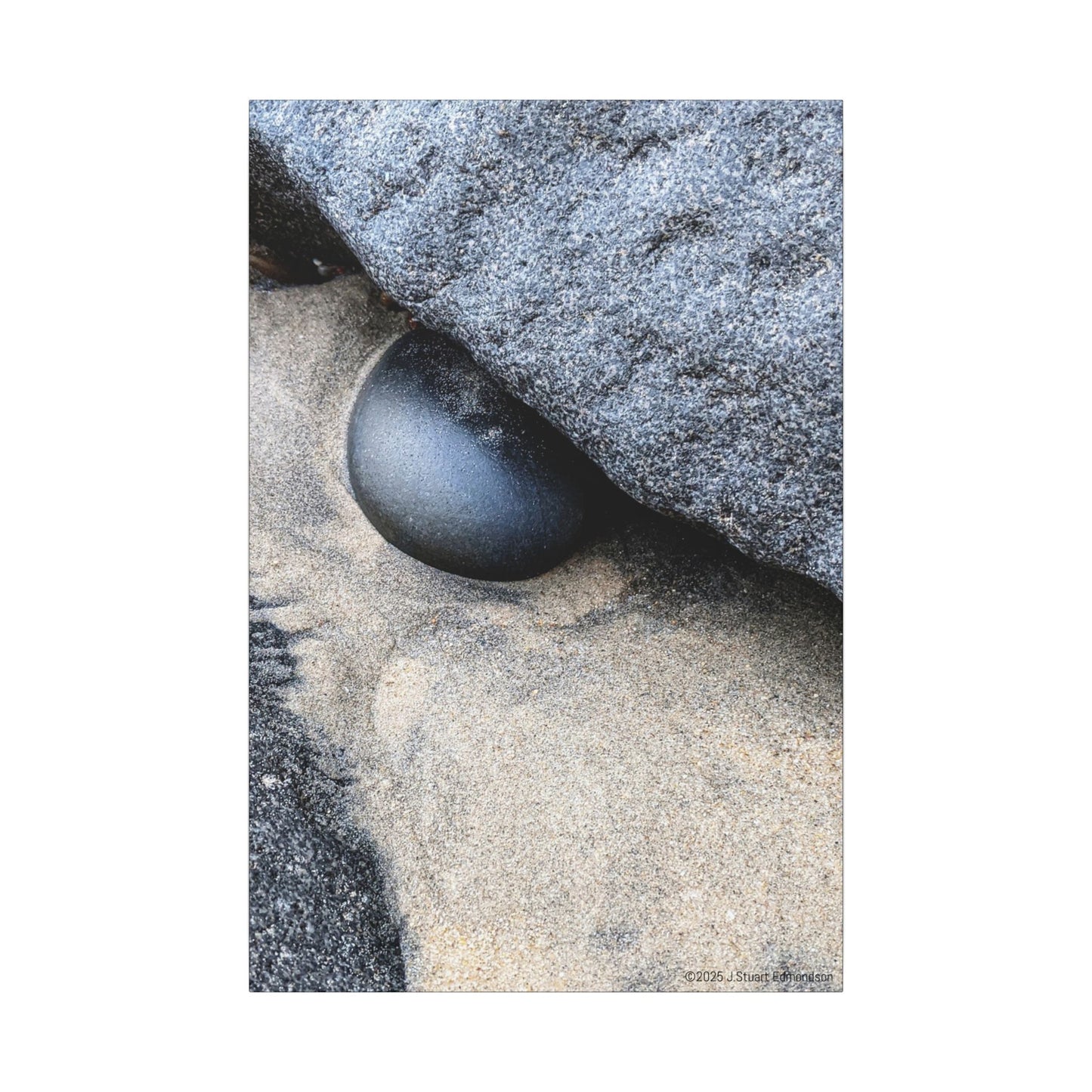 Swamis Vibe Encinitas California JSE Photograph #238 Swamis Rock Abstractions - The Dragons Eye Nature Canvas Art Print, Modern Home Decor, Wall Art, Gift for Nature Lovers, Elegant Room Decoration, Unique Artwork