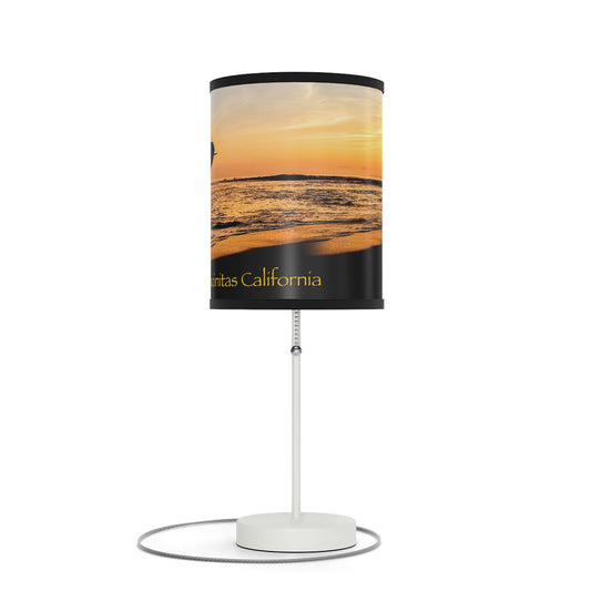 Swamis Vibe Encinitas California Beach Sunset Surfer Desk Lamp #6 Desk Table Lamp Surf themed Table Lamp, Perfect for Beach Lovers, Coastal Decor, Home Lighting, Gift for Surfers, Nautical Room Accent