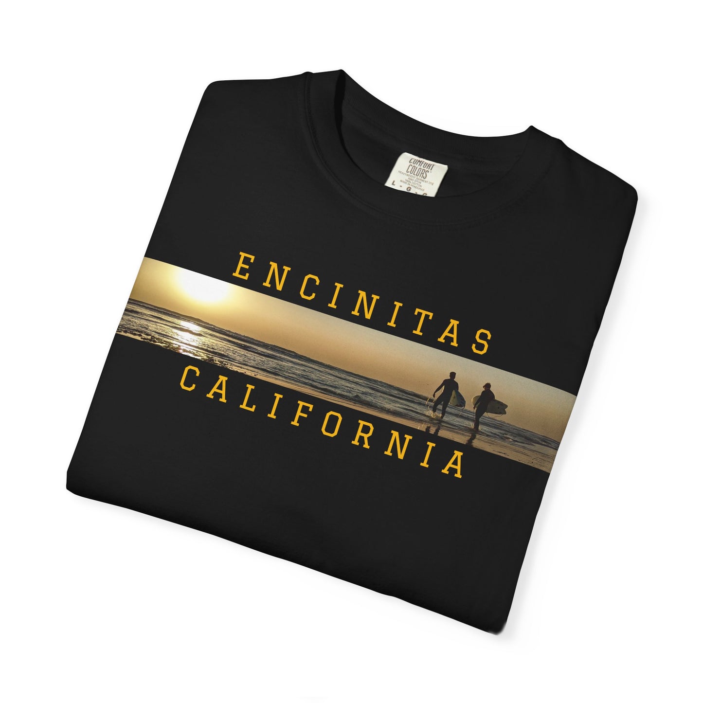 Swamis Vibe Encinitas California JSE Designs #517 Swamis Vibe Surf Film Unisex Tee Shirt, Summer Clothing, Gift for Surfers, Unisex Beach Tee, Casual Wear, Vacation Shirt, Encinitas Style