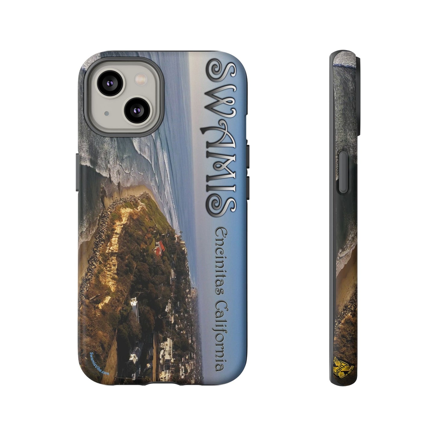 Swamis Vibe Encinitas California JSE Phone Case Designs #2 Swamis Beach Vibe California  Phone Cases, Tough Phone Cover, Beach Vibe Accessory, Coastal Gift, Swamis Design Case, Summer Aesthetic Case