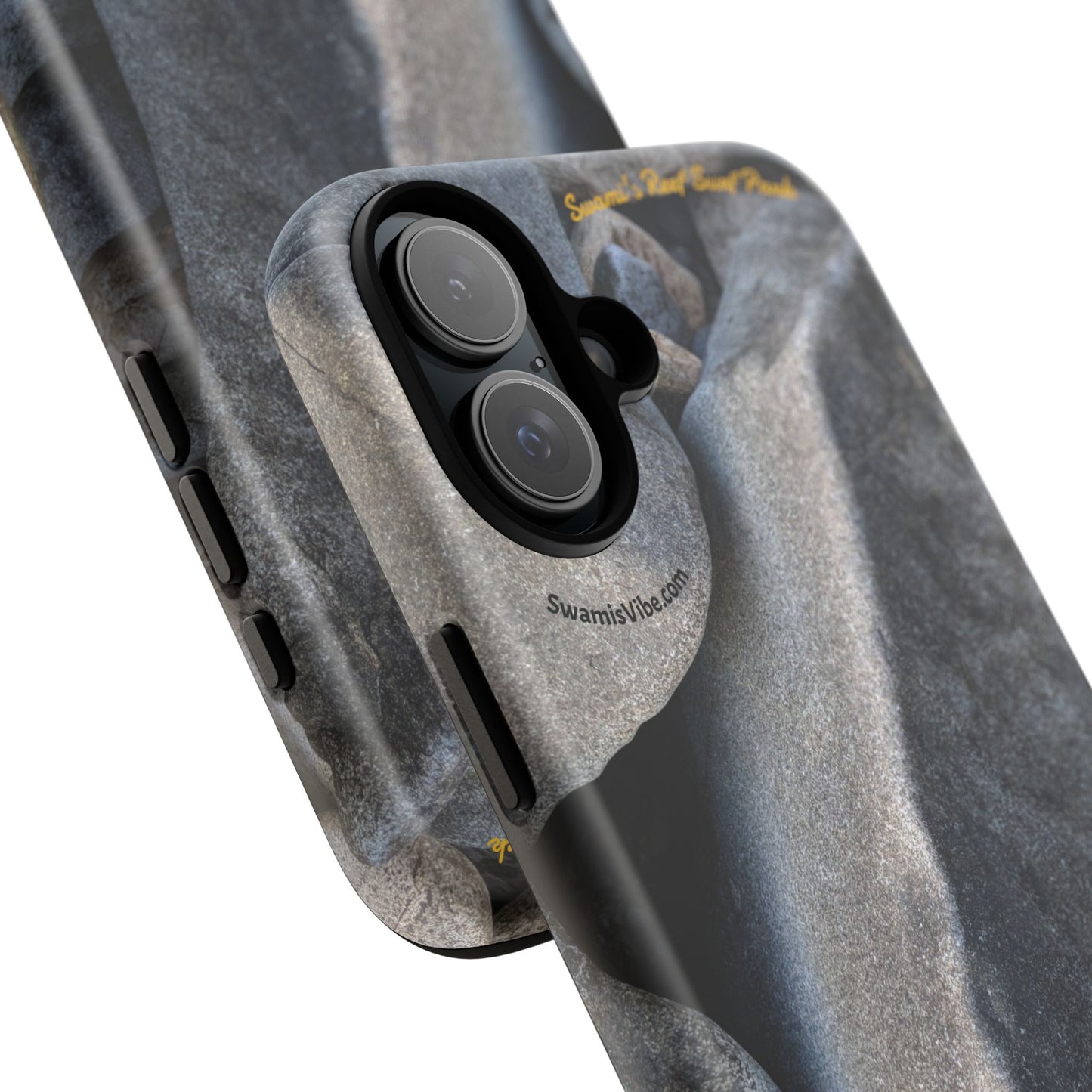 Swamis Vibe Encinitas California JSE Phone Case Designs #3. Swamis Beach Melted Rocks Durable Phone Case with Rock Design, Tough Cases for Outdoorsy Souls, Unique Gift for Nature Lovers, Perfect for Hiking and Adventure