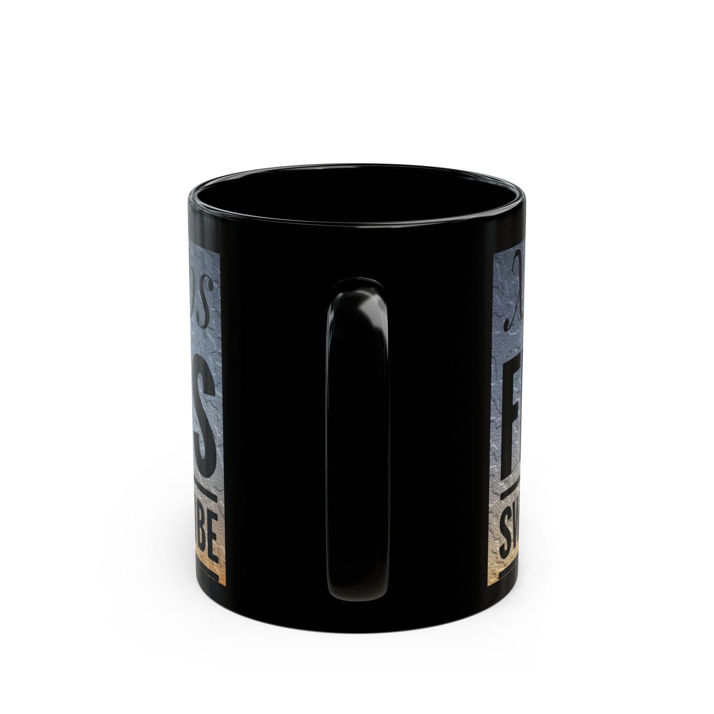 Swamis Vibe Encinitas California JSE Designs #1 Xcorps Films Swamis Vibe Ceramic Mug Swamis Vibe Black Coffee Mug - Stylish Ceramic Drinkware, Filmmaker Gift, Unique Home Decor, Ideal for Birthdays & Celebrations