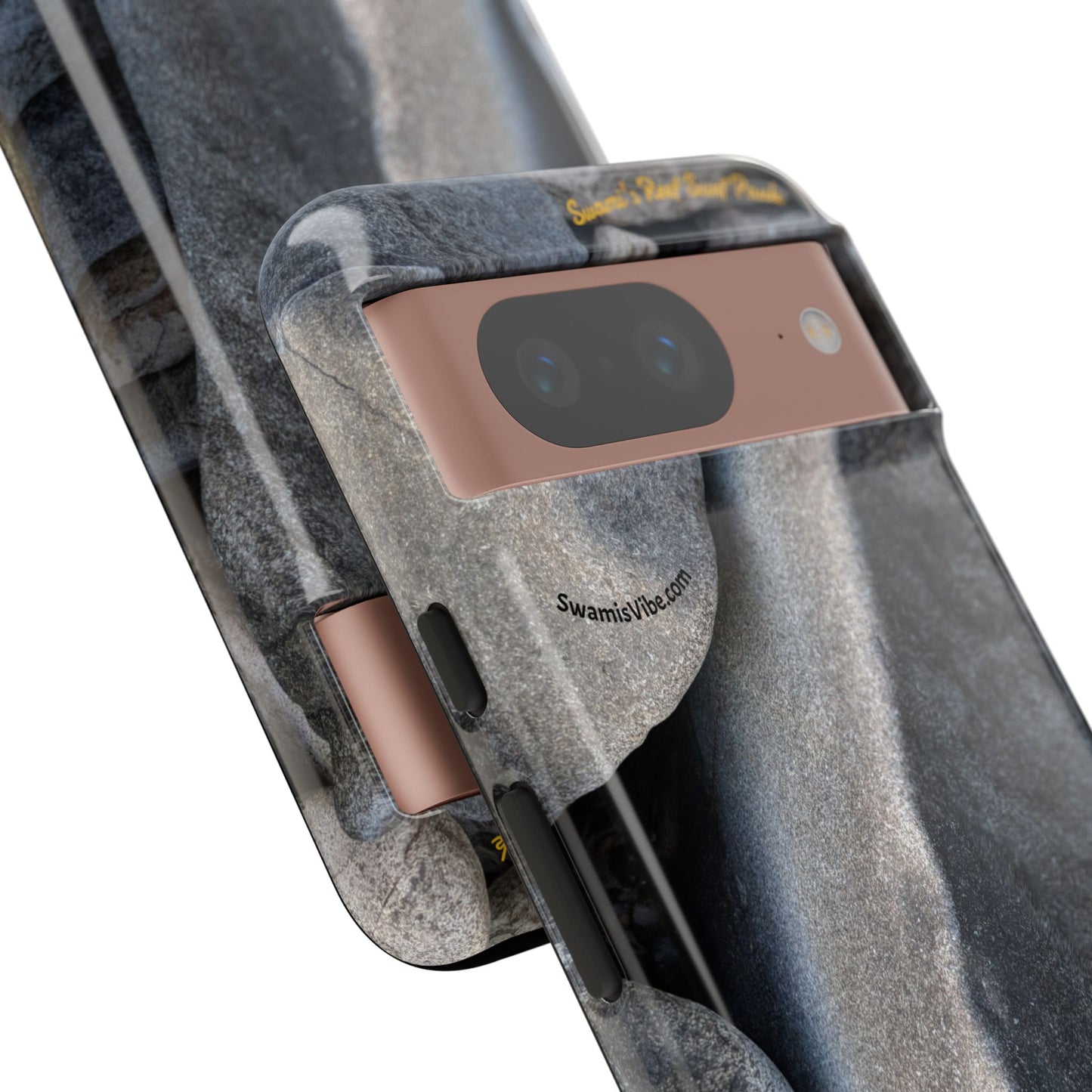 Swamis Vibe Encinitas California JSE Phone Case Designs #3. Swamis Beach Melted Rocks Durable Phone Case with Rock Design, Tough Cases for Outdoorsy Souls, Unique Gift for Nature Lovers, Perfect for Hiking and Adventure