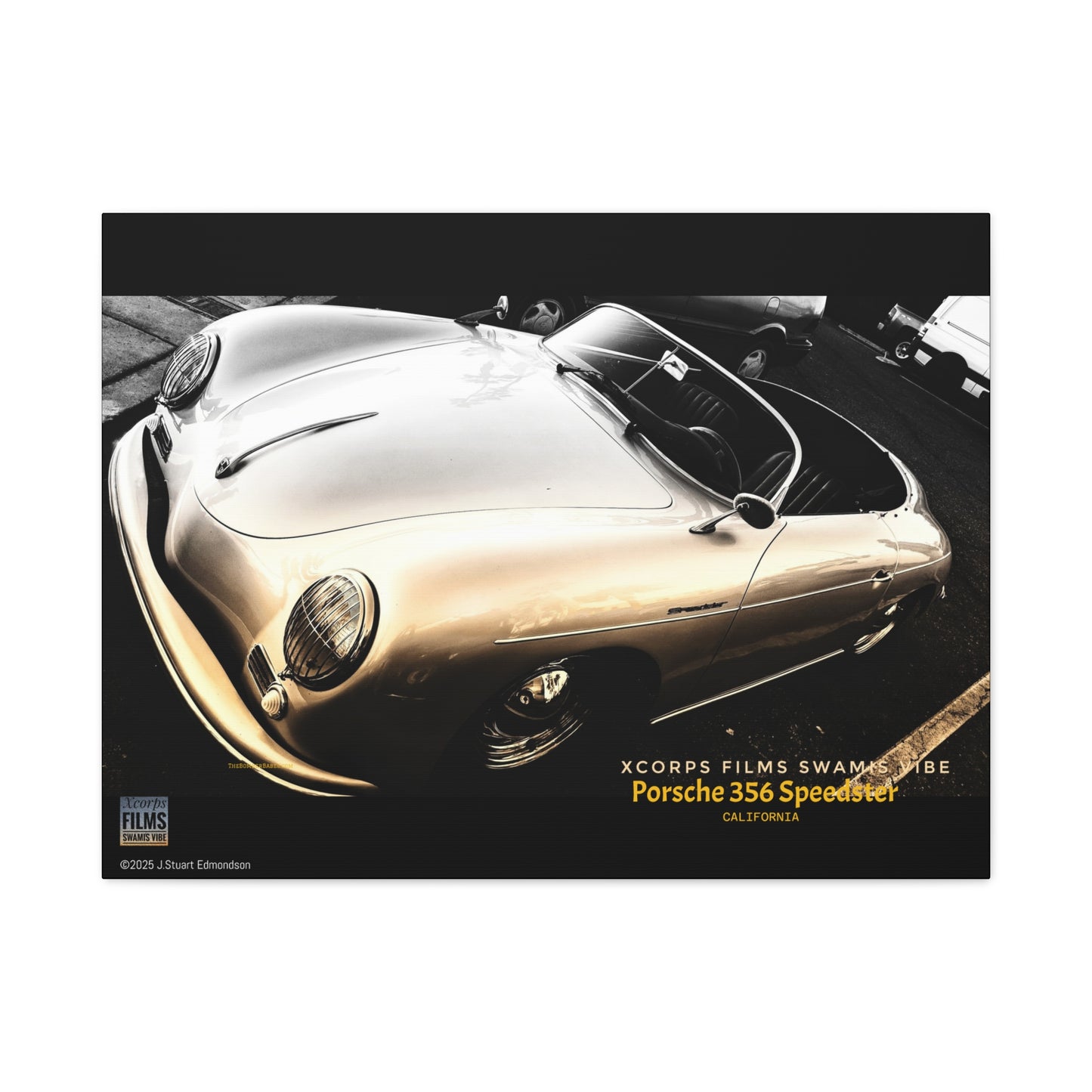 Swamis Vibe Encinitas California JSE Photograph #1146 Porsche 356 Speedster Swamis Surf Park Encinitas California