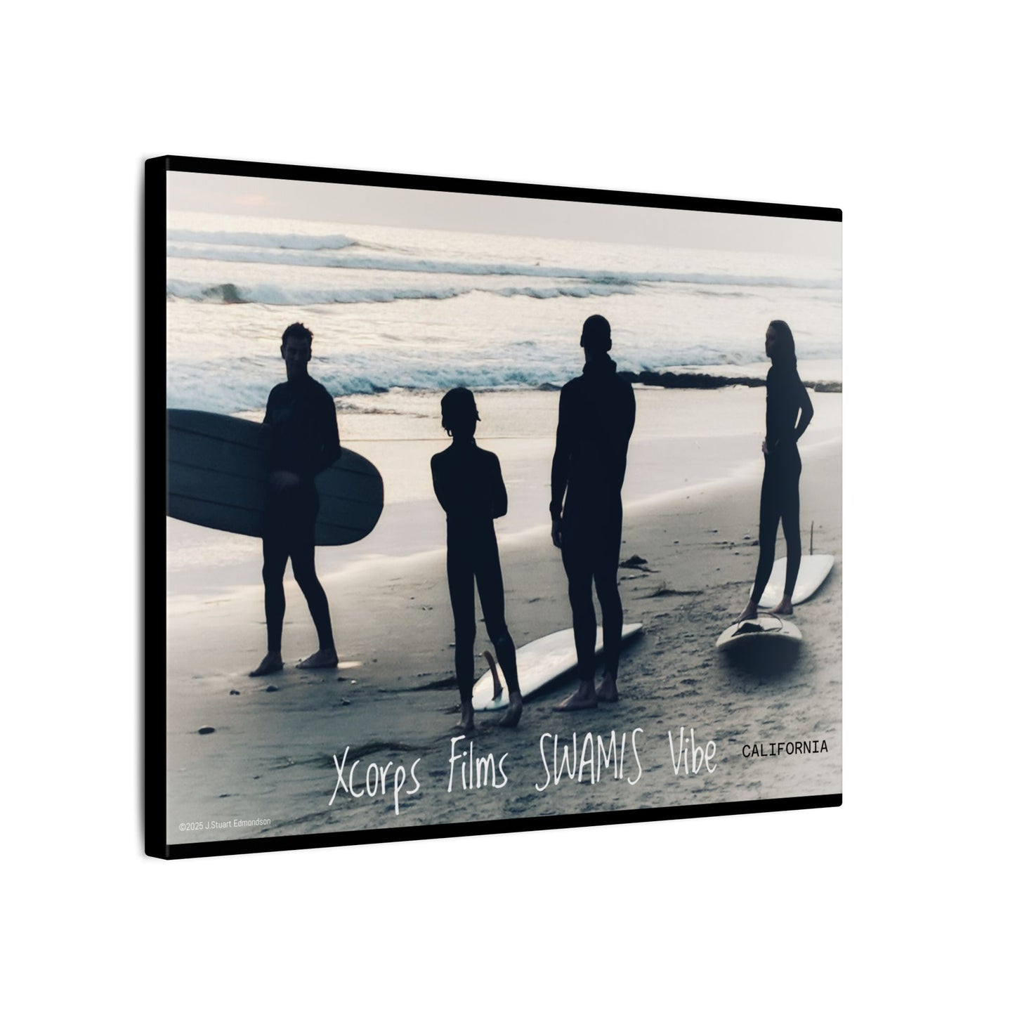 Swamis Vibe Encinitas California JSE Photograph #1213 Swamis Reef Surfers Wall Art, Coastal Decor, Matte Canvas Print, Beach Vibe Art, Home Decor for Surfers, Ocean Lover Gift