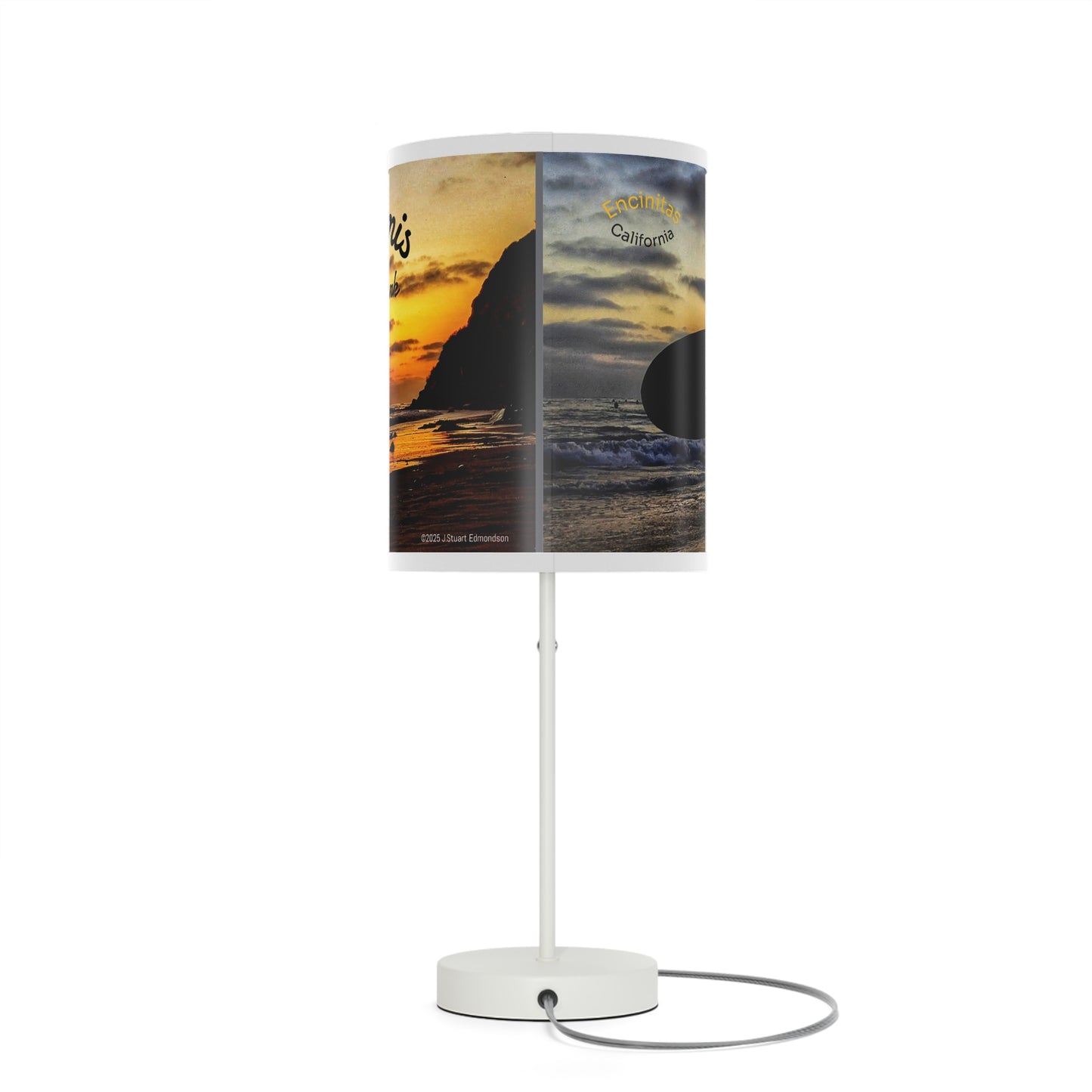 Swamis Vibe Sunset Beach Table Lamp, Nightstand Decor, Beach Lover Gift, Coastal Home Accent, Warm Glow for Relaxation