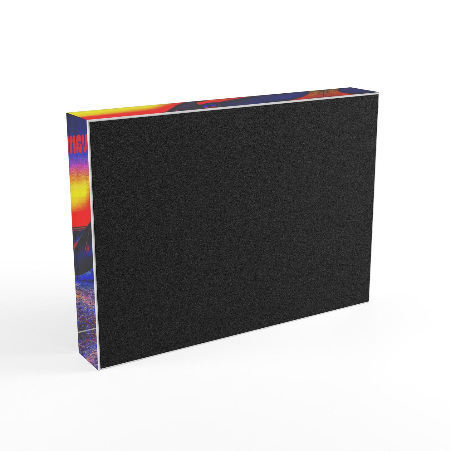 Swamis Vibe Surf and Sunsets 3D Photo Blocks - Surfing Swamis Colorful Surfer Photo Block