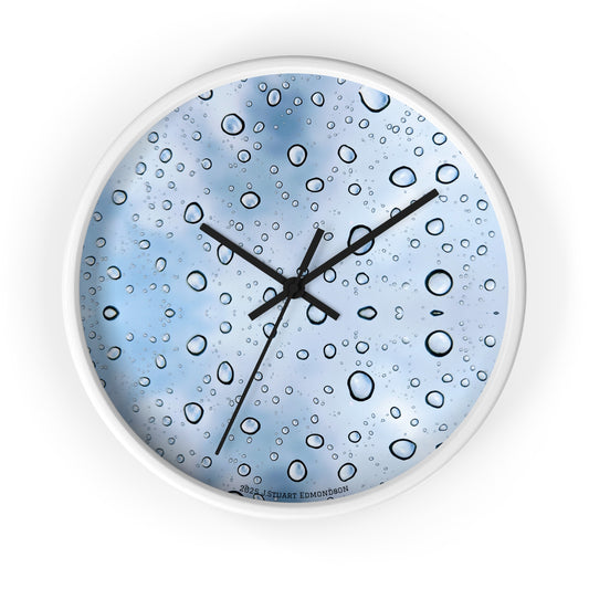 Swamis Vibe Encinitas California JSE Designs #1. Raindrops Wall Clock Swamis Surf Park