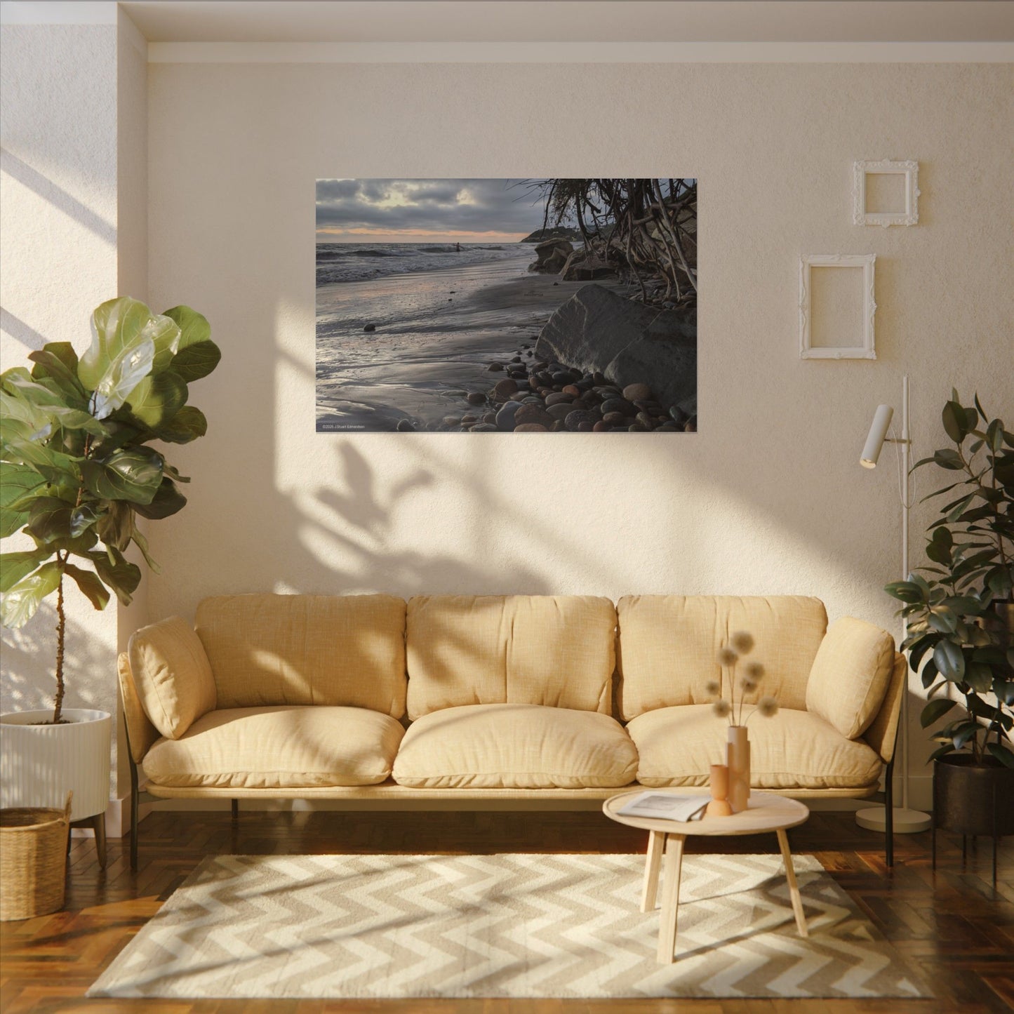 Swamis Vibe Encinitas California JSE Photography Canvas Print #1221 South Swamis Coastal Serenity Matte Canvas Print, Beach Decor, Ocean Wall Art, Nature Photography, Home Office Decoration