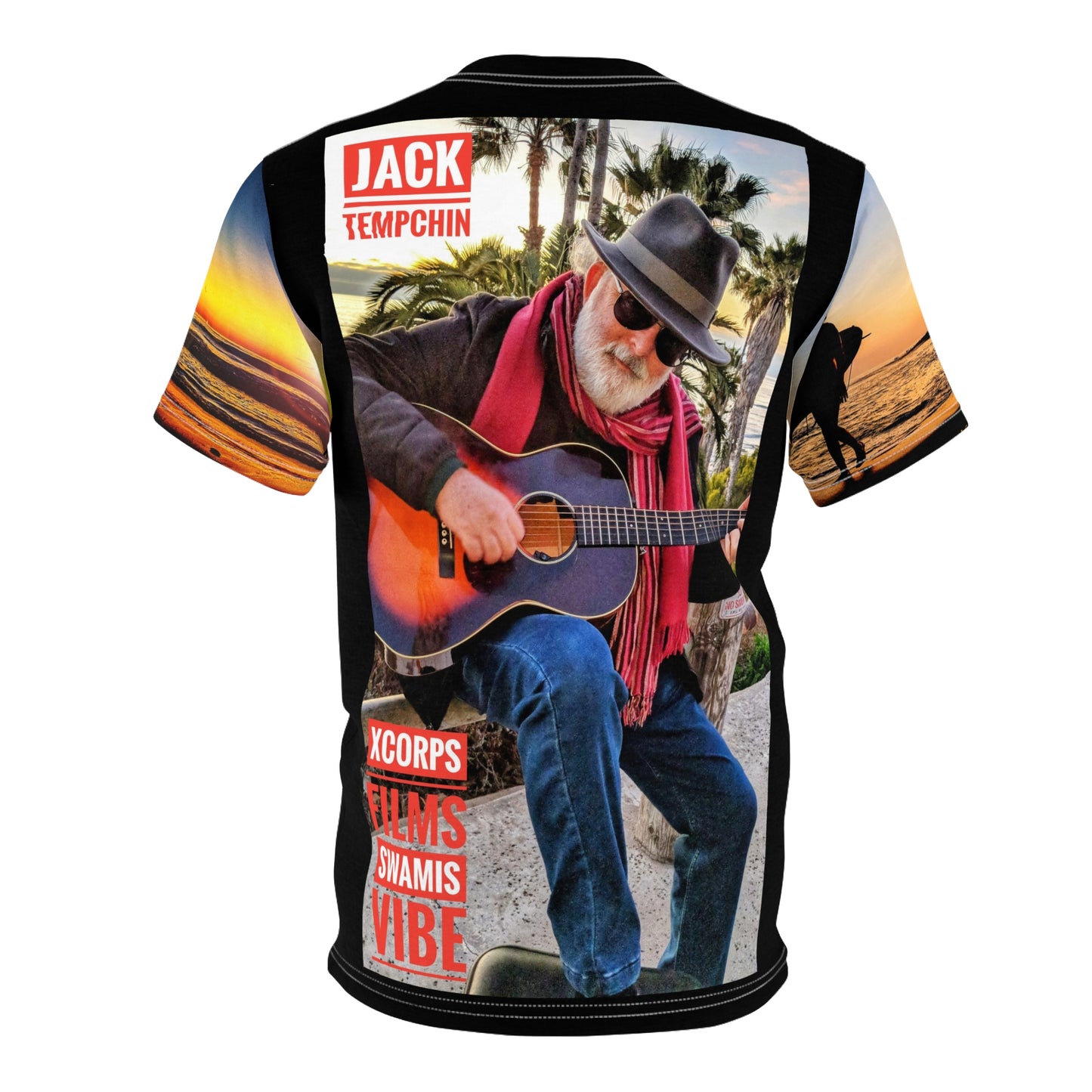 Swamis Vibe Encinitas California JSE Designs #614 Jack Tempchin Music Swamis Vibe Film Unisex Tee Shirt Beachwear, Music Event Shirt, Summer Gift, Coastal Style