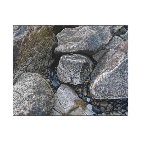 Swamis Vibe Encinitas California JSE Photograph #125 Swamis Melted Rocks Natural Rock Texture Canvas Wall Art, Home Decor, Rustic Wall Art, Office Decor, Nature Lover Gift, Earthy Decor