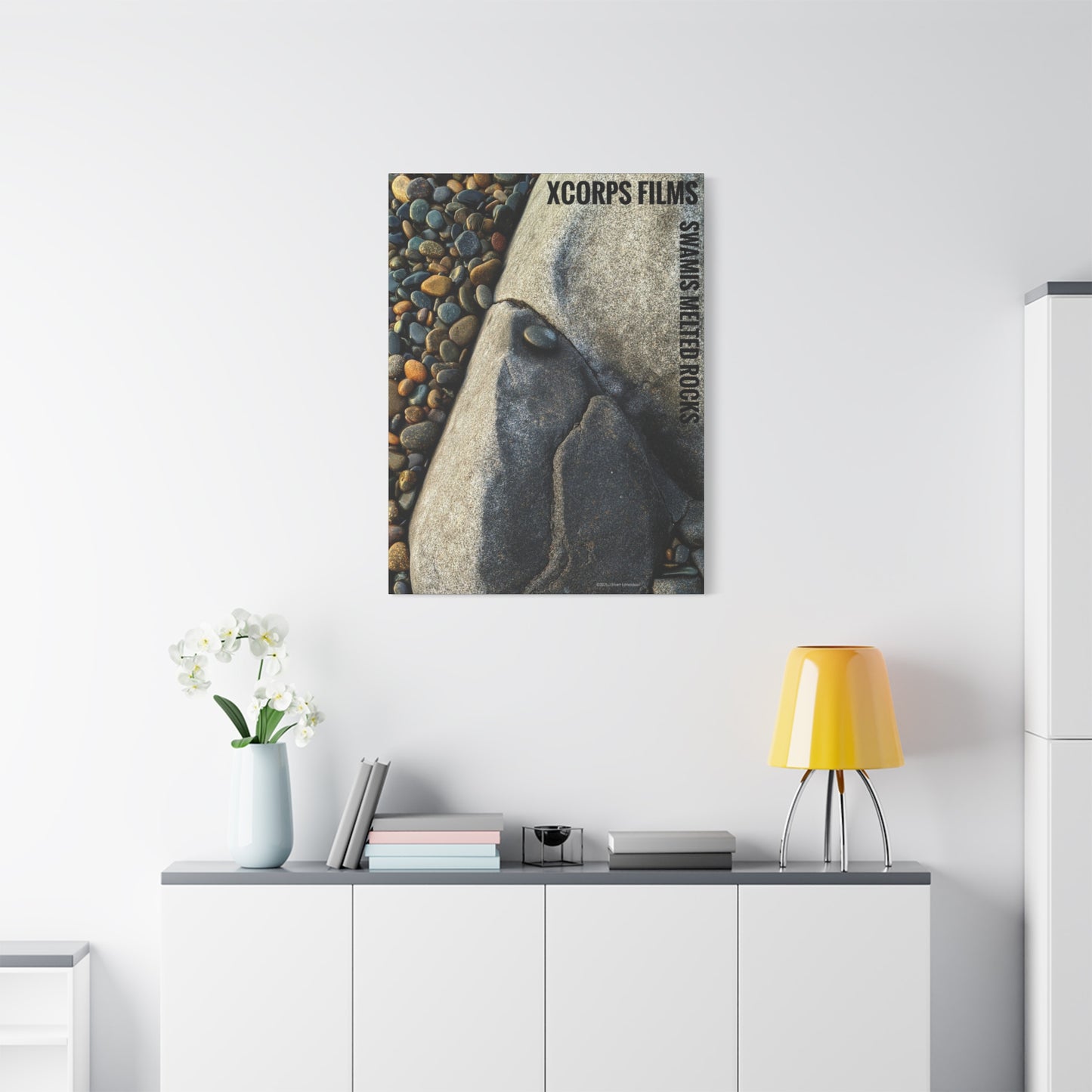 Swamis Vibe Encinitas California JSE Photograph #140 Swamis Melted Rocks Nature-Inspired Canvas Art Print, Home Decor, Wall Art, Gift Idea, Landscape Decor, Rock Design, Nature Lover's Art