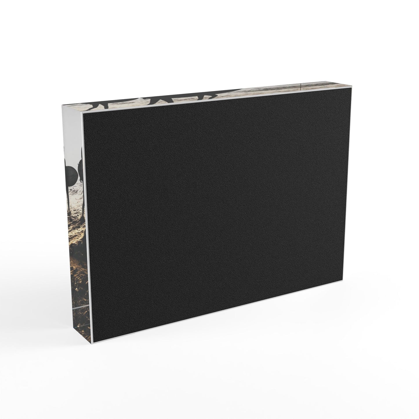 Swamis Vibe Surf and Sunsets - 3 Surfers Surf Culture Photo Block, Beach Decor for Surfers, Coastal Home Art, Unique Gift for Beach Lovers, Ocean Photography Display